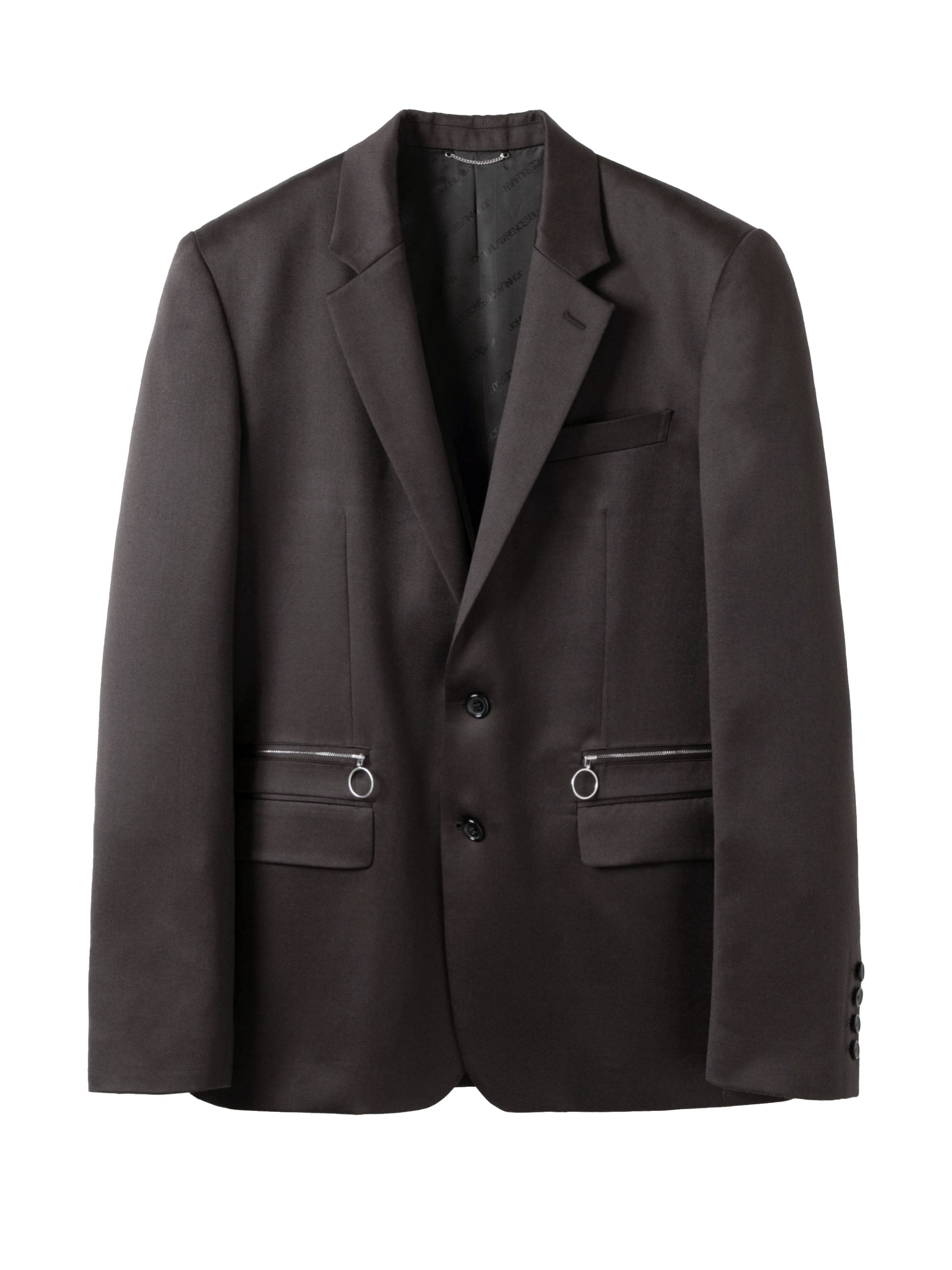 Wool satin single jacket – JOHN LAWRENCE SULLIVAN