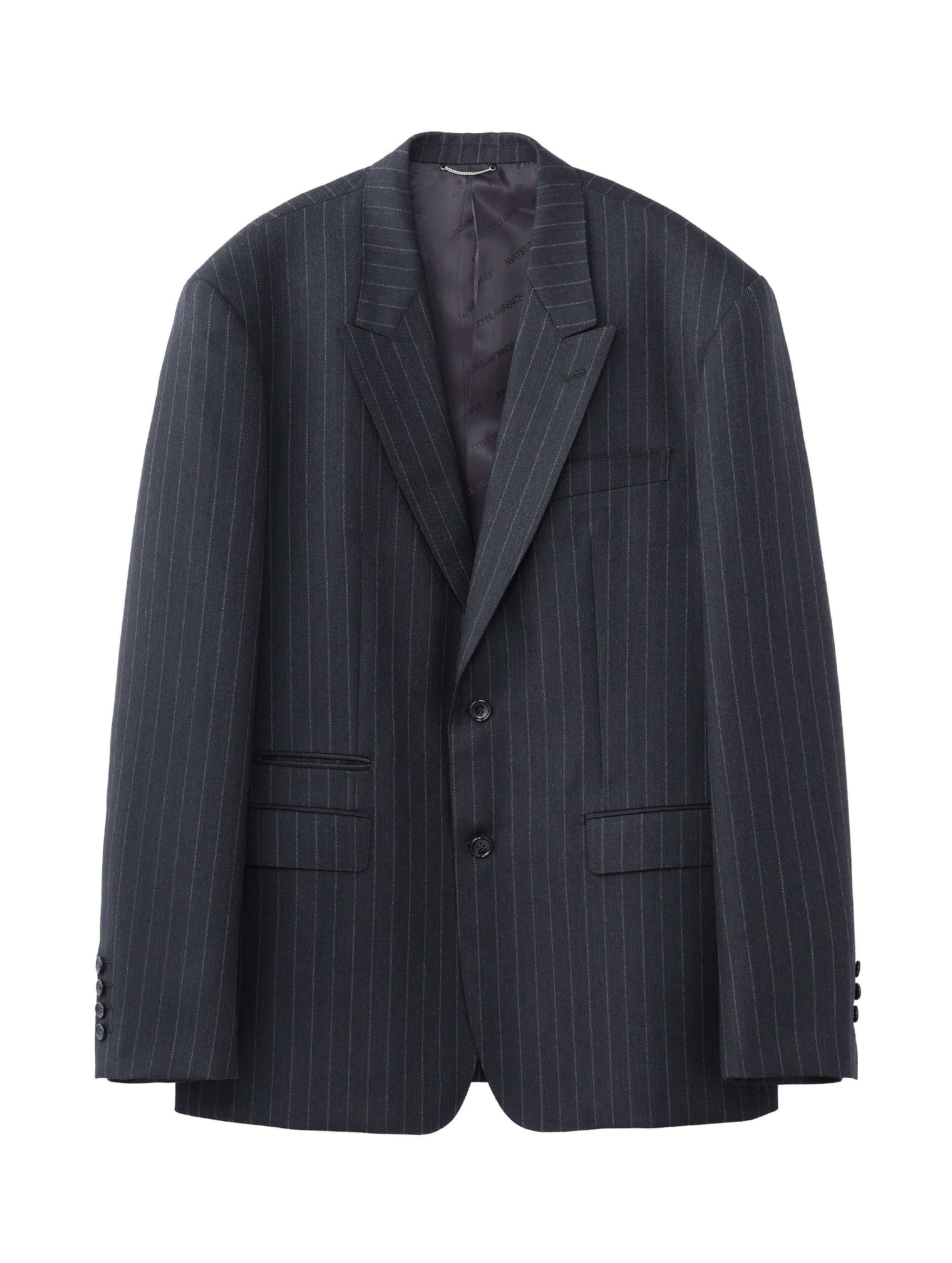 MOHAIR WOOL SINGLE BREASTED JACKET