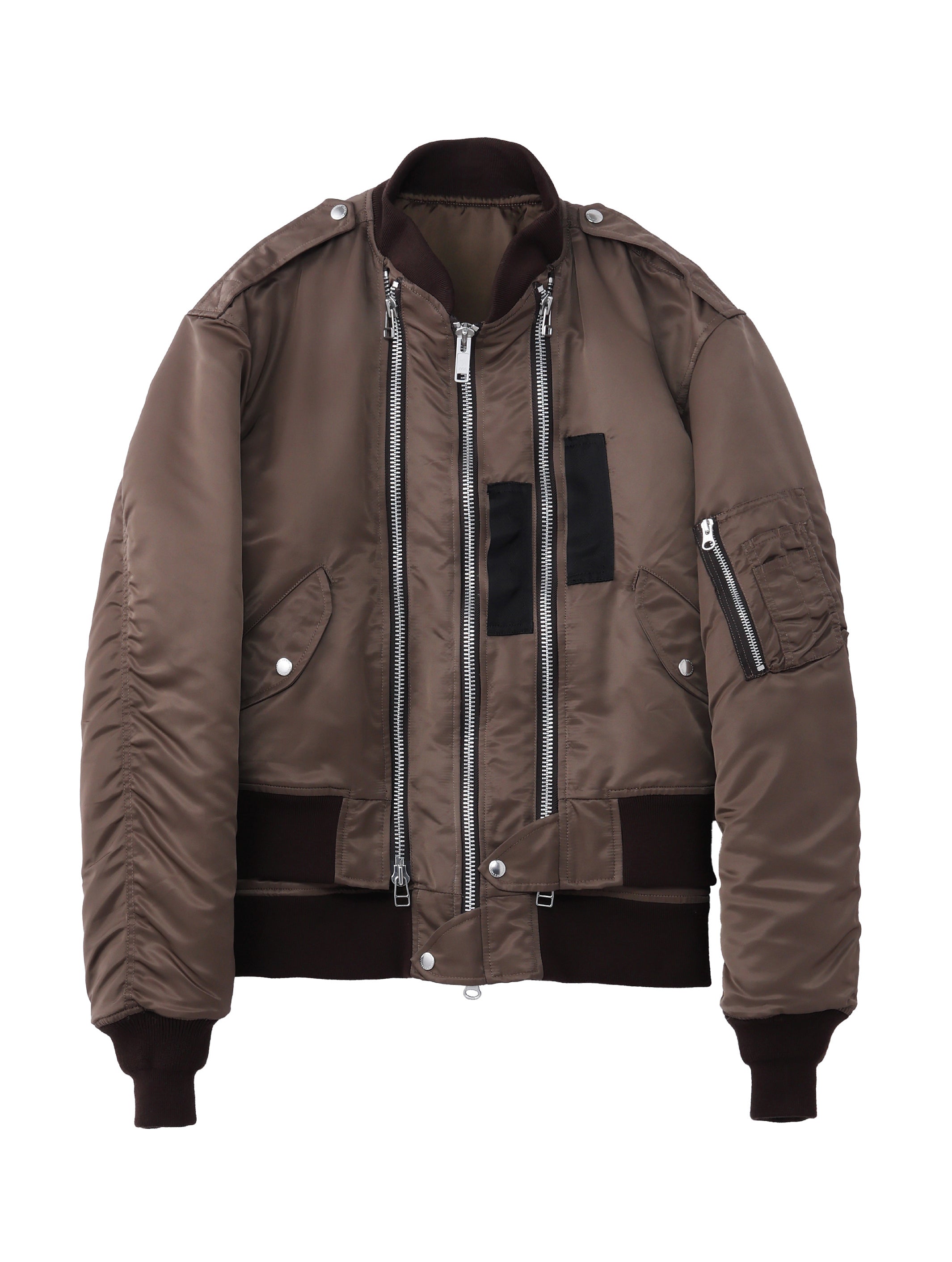 NYLON STACKED BOMBER JACKET – JOHN LAWRENCE SULLIVAN