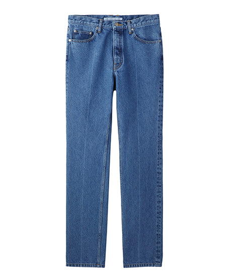 WOMENS WASHED DENIM CENTER LINE PANTS