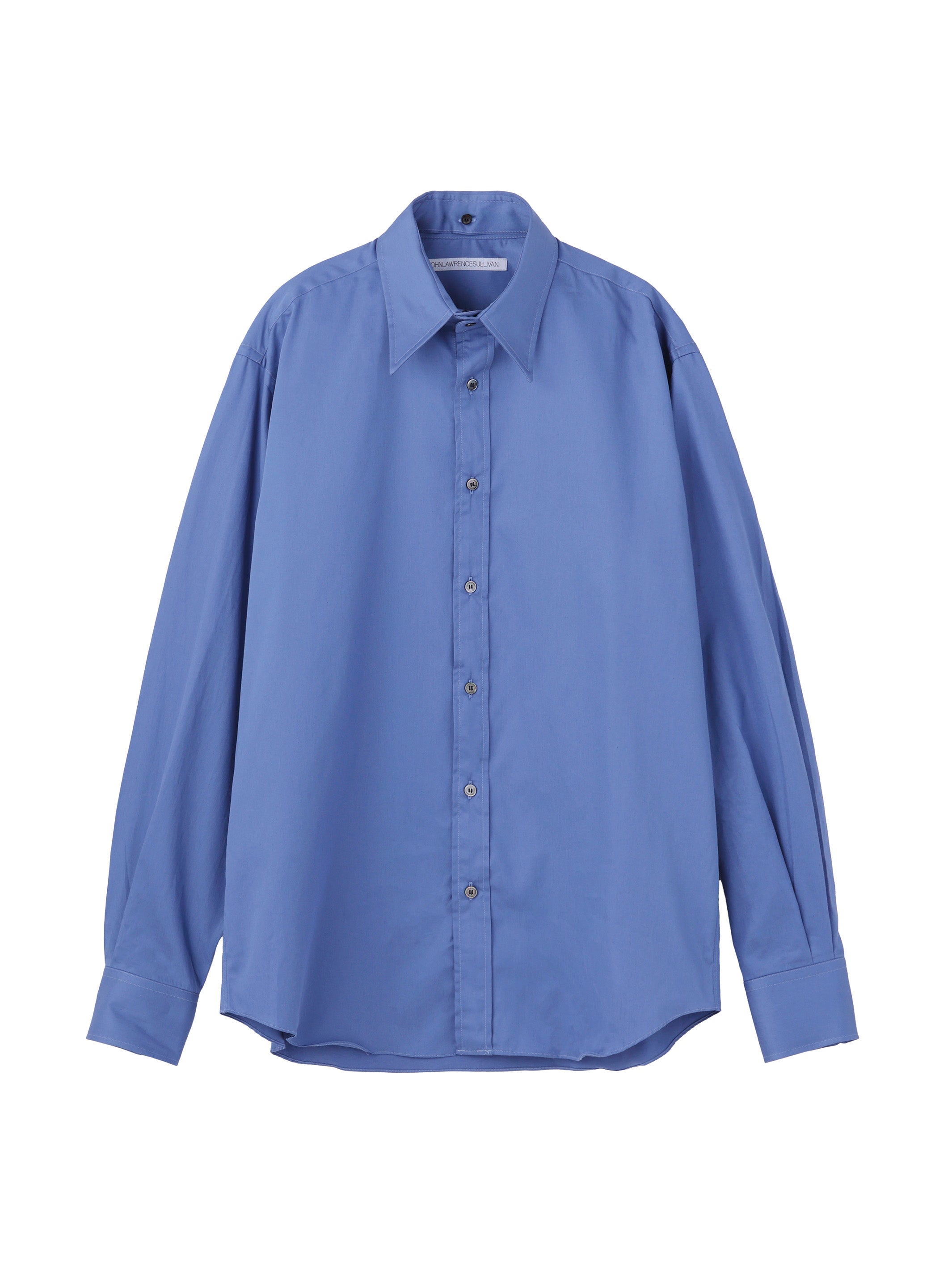 COTTON SATIN DETACHABLE COLLAR SHIRT