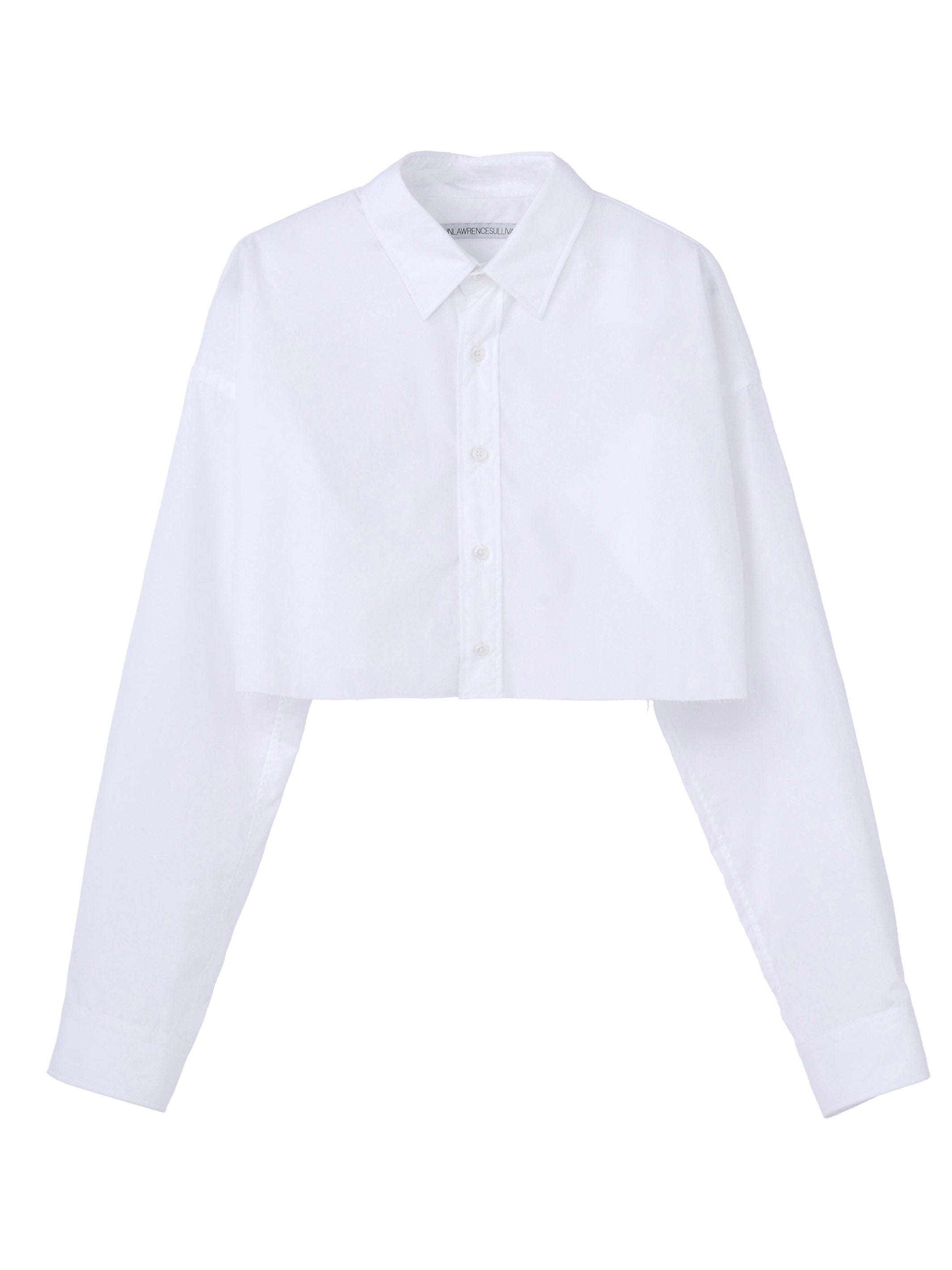 Broadcloth cropped shirt – JOHN LAWRENCE SULLIVAN