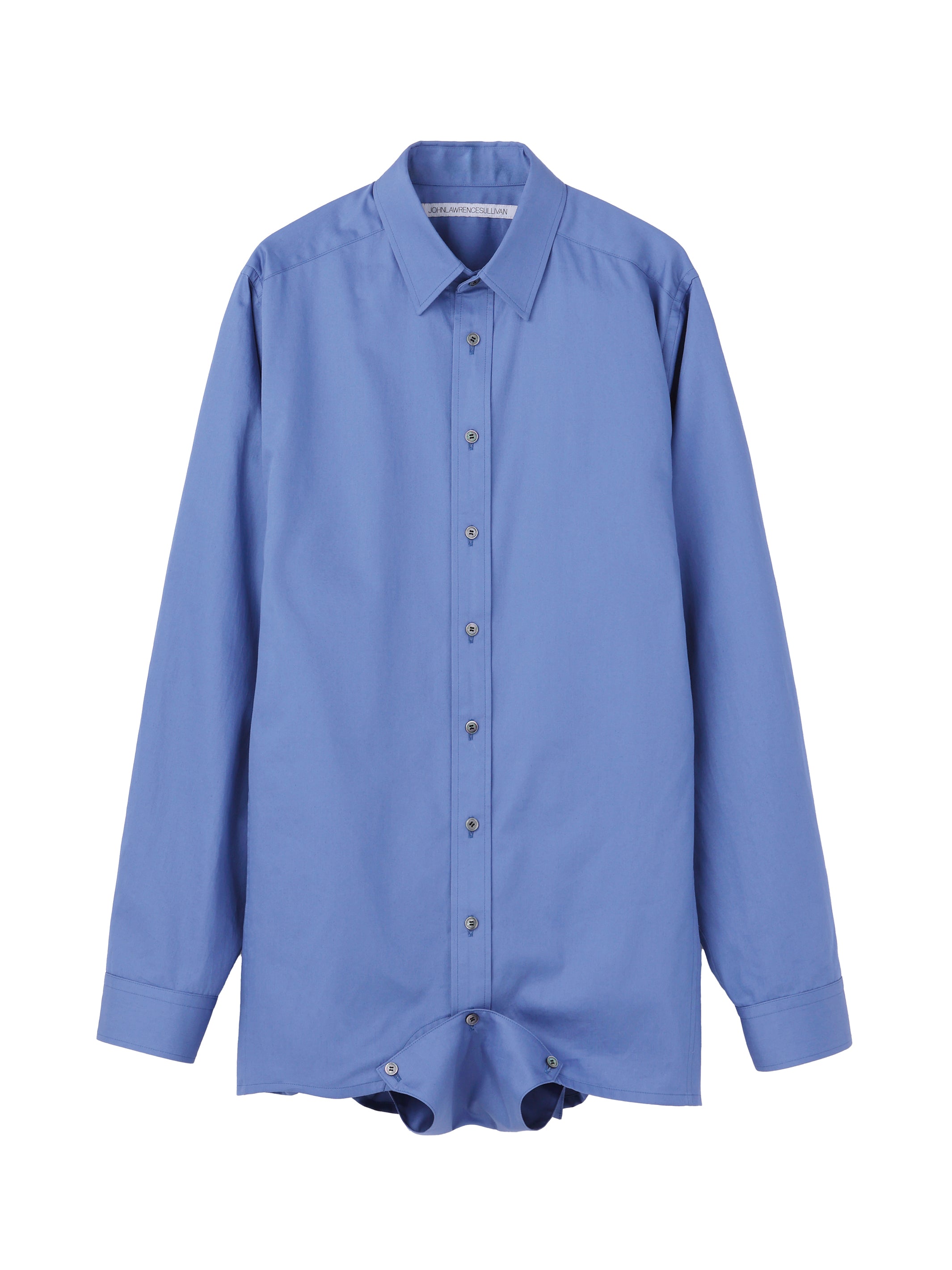 COTTON SATIN CORSET JUMP SUIT SHIRT