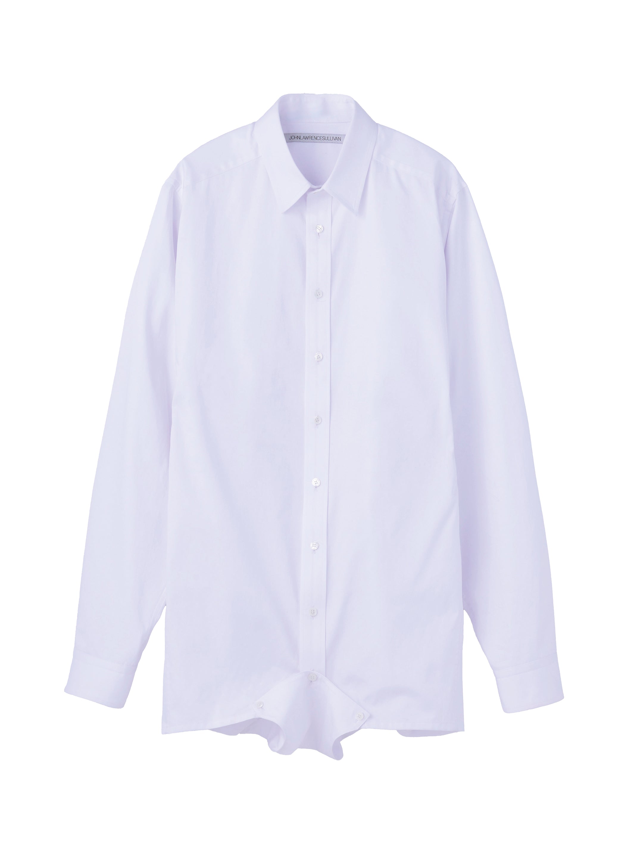 COTTON SATIN CORSET JUMP SUIT SHIRT