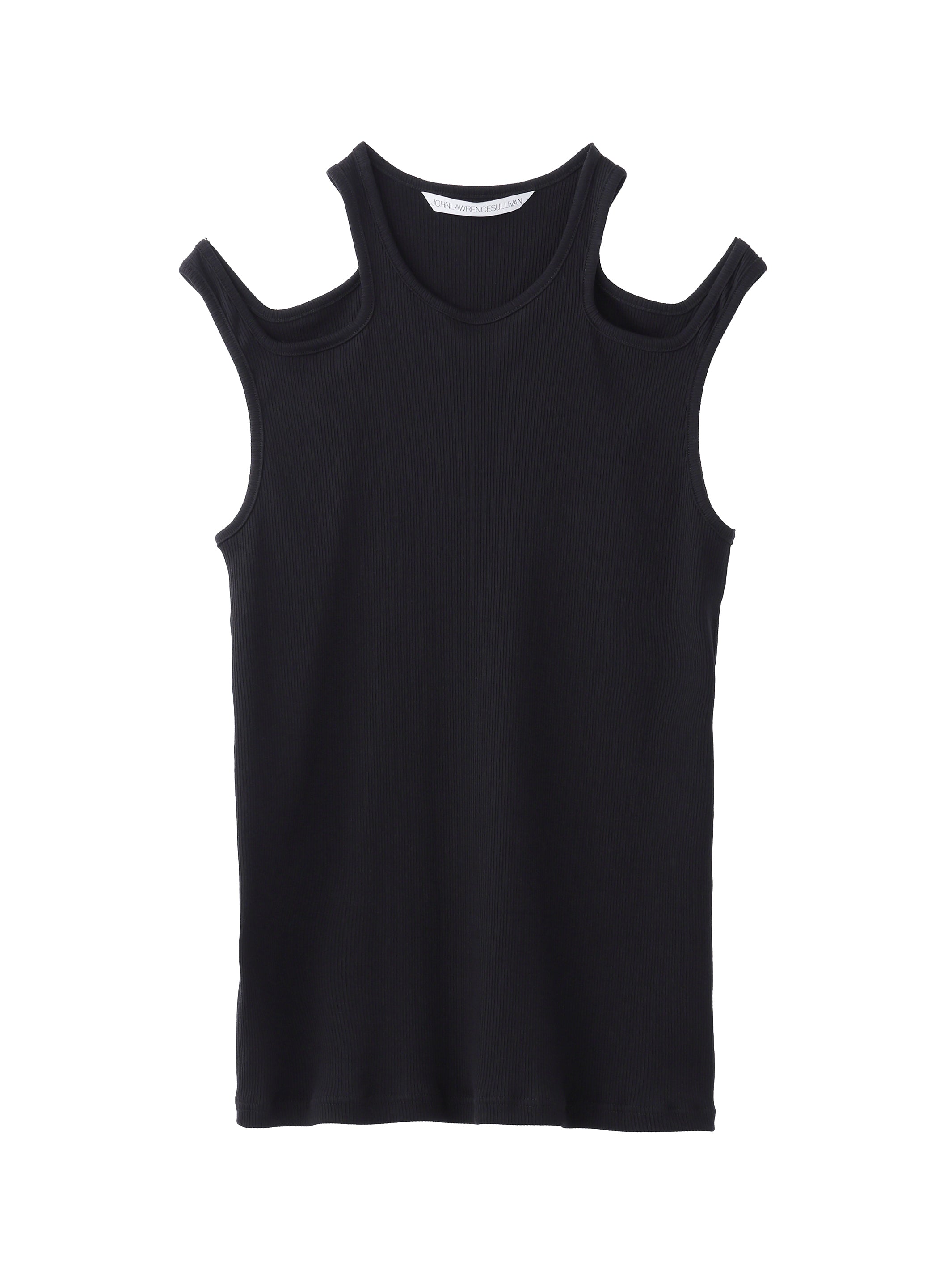 Hollowed Out Rib Tank-Top