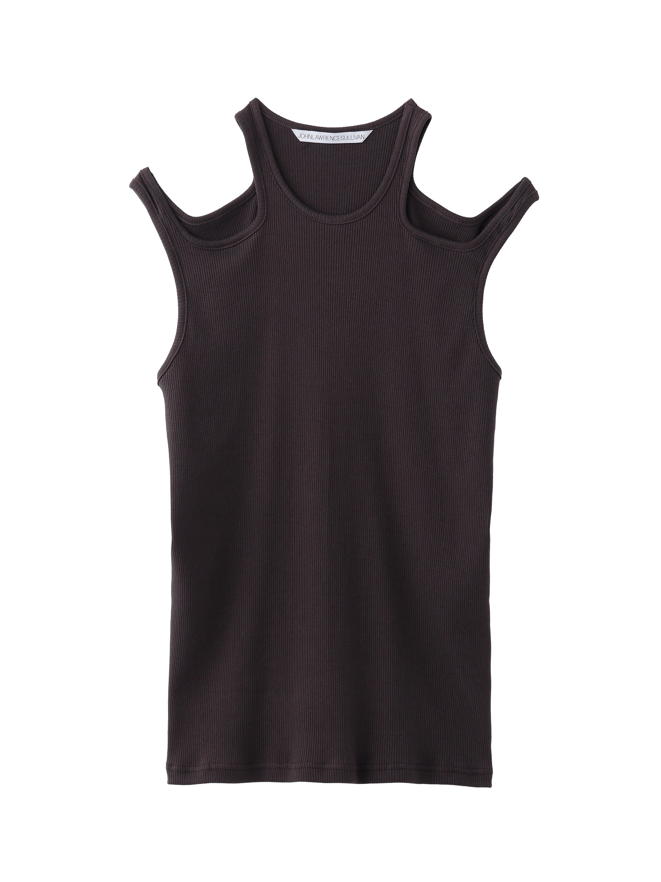 Hollowed Out Rib Tank-Top