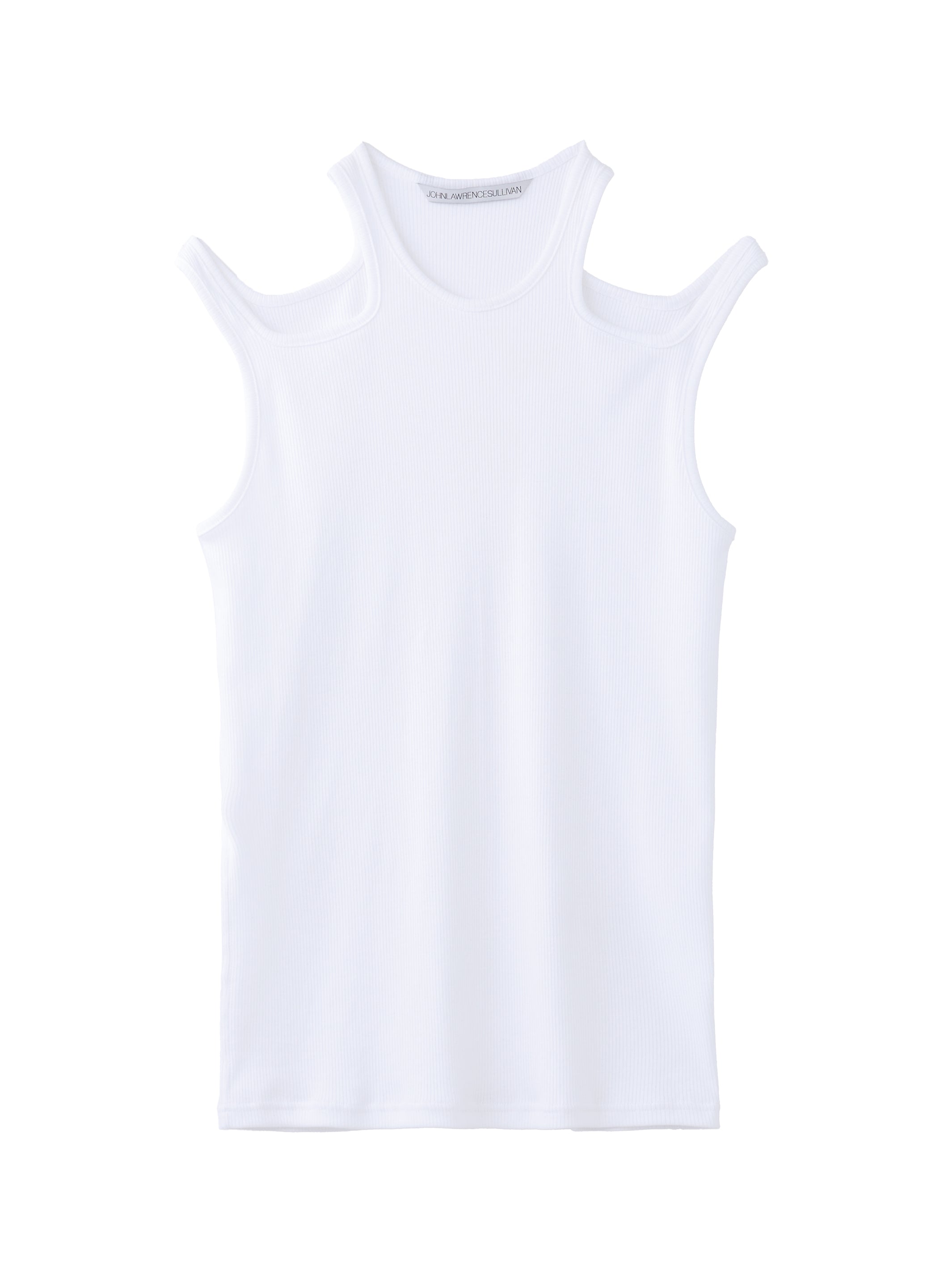 Hollowed Out Rib Tank-Top