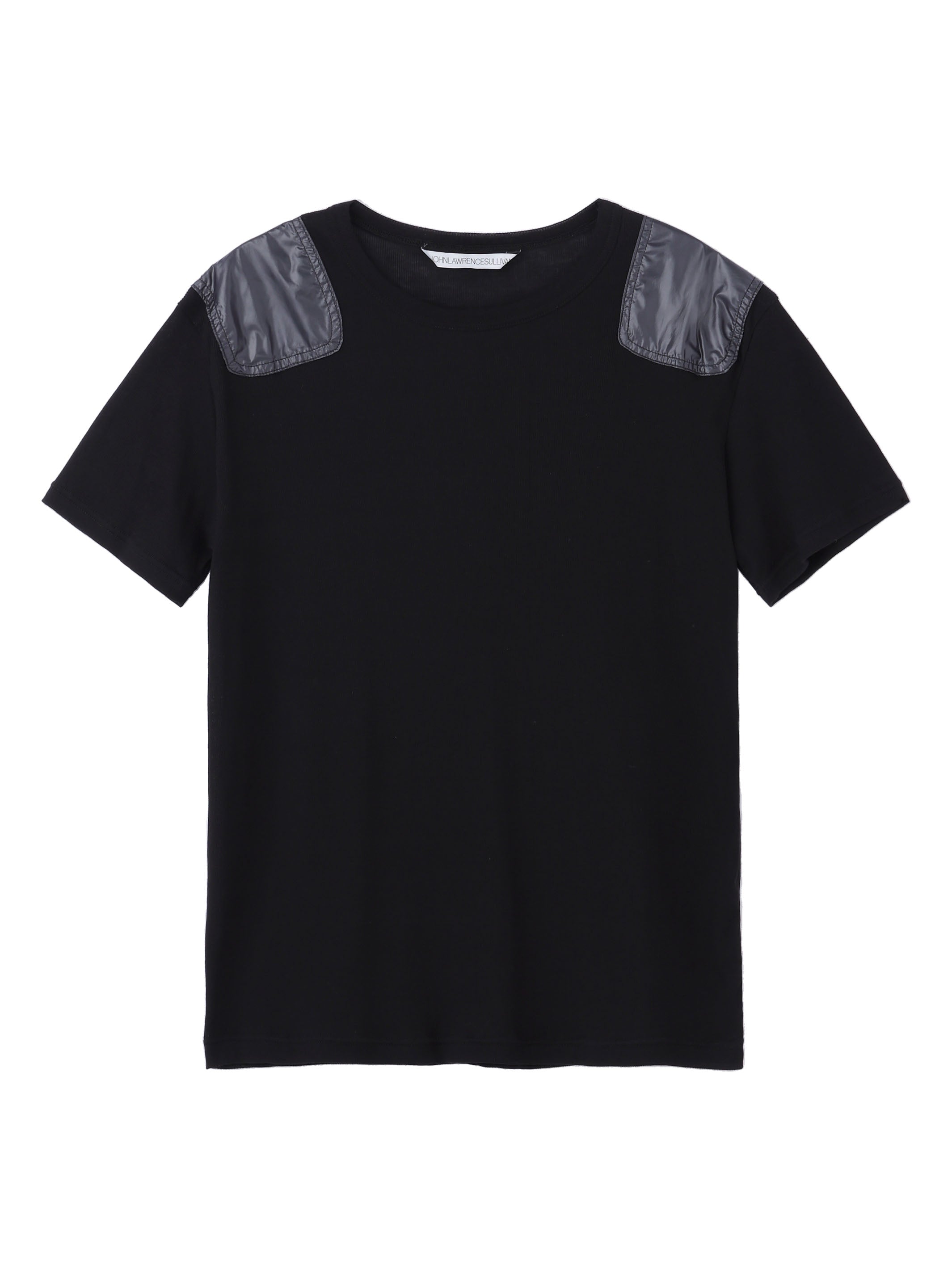 Rib Shoulder Patch T-Shirt