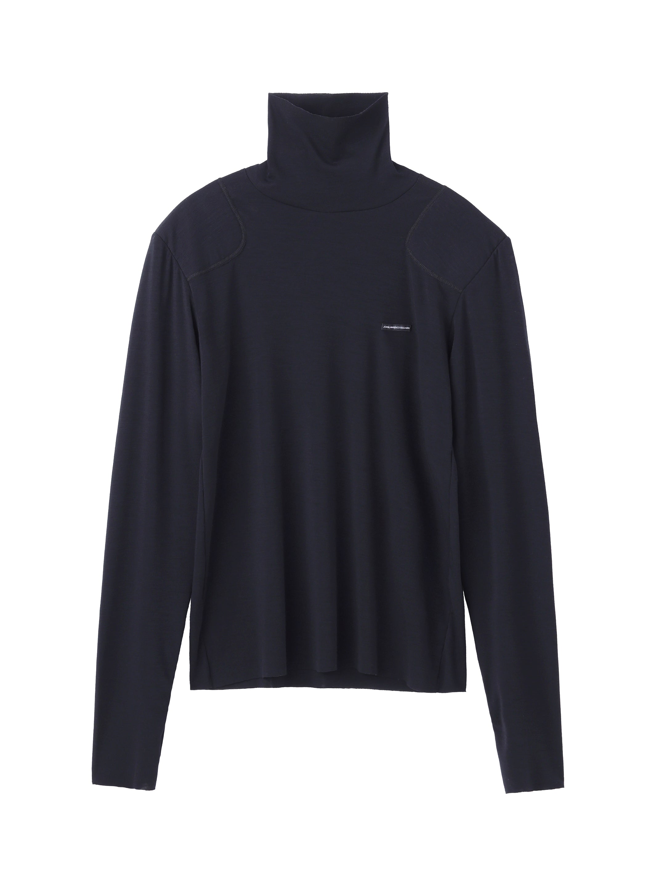 WOOL RIB TURTLE NECK COMMAND TOP