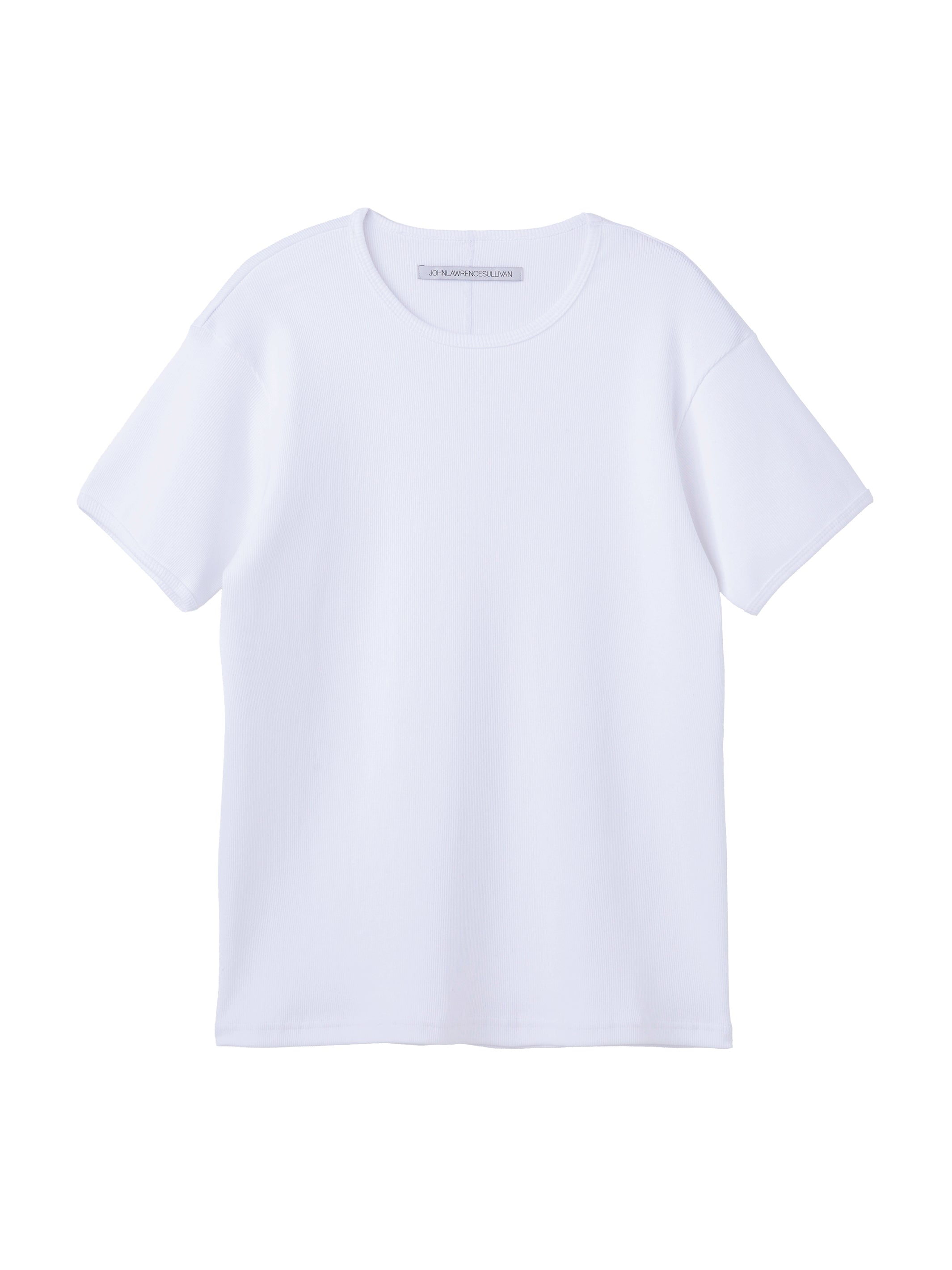 COTTON RIB SWITCHED T-SHIRT