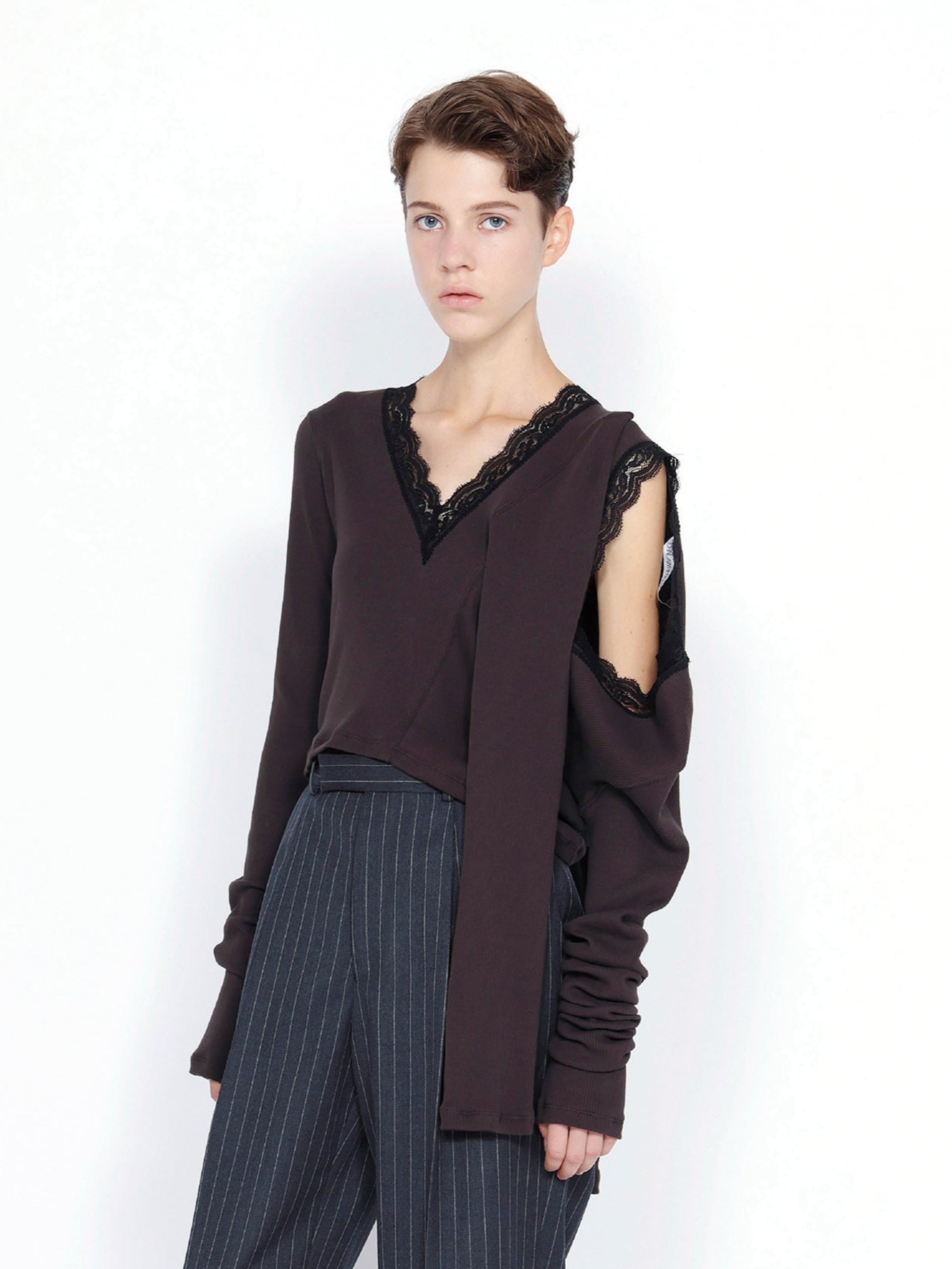DOCKING CROPPED RIB TOP