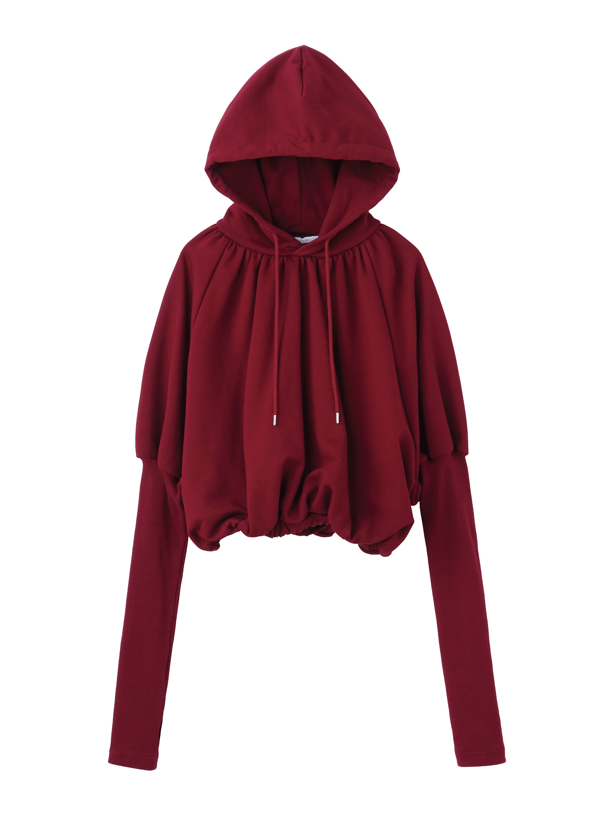 SWEAT BALLOON SLEEVE HOODIE