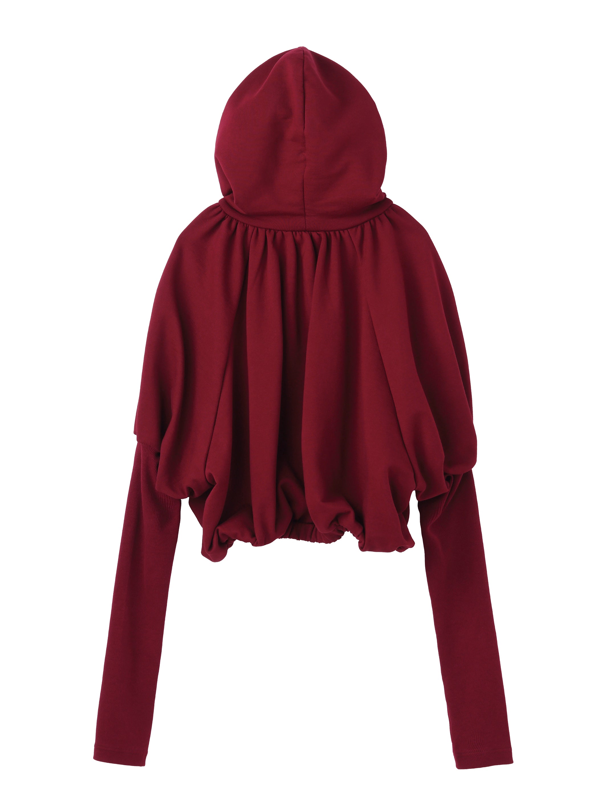 SWEAT BALLOON SLEEVE HOODIE