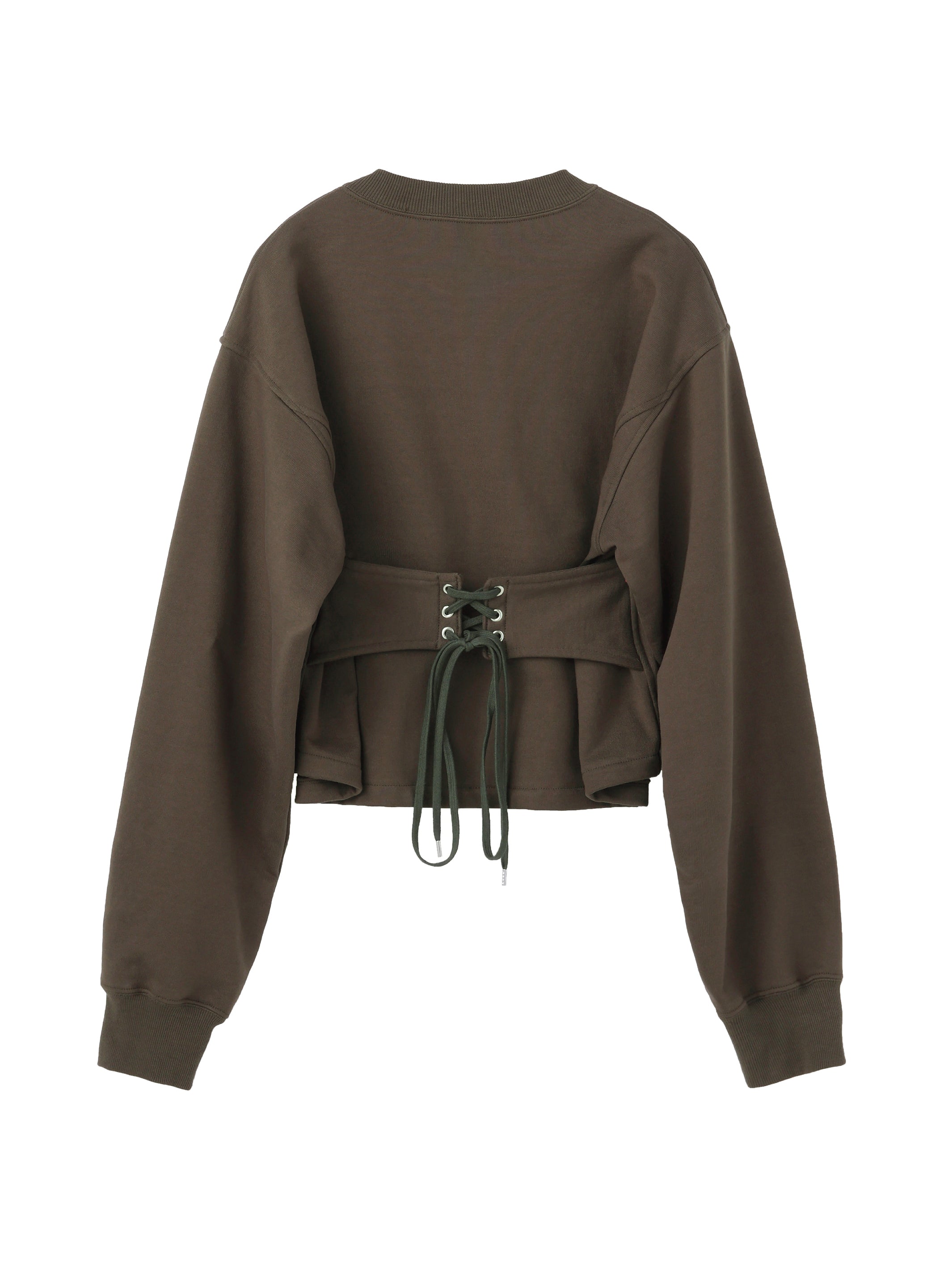 SWEAT CORSET PULLOVER