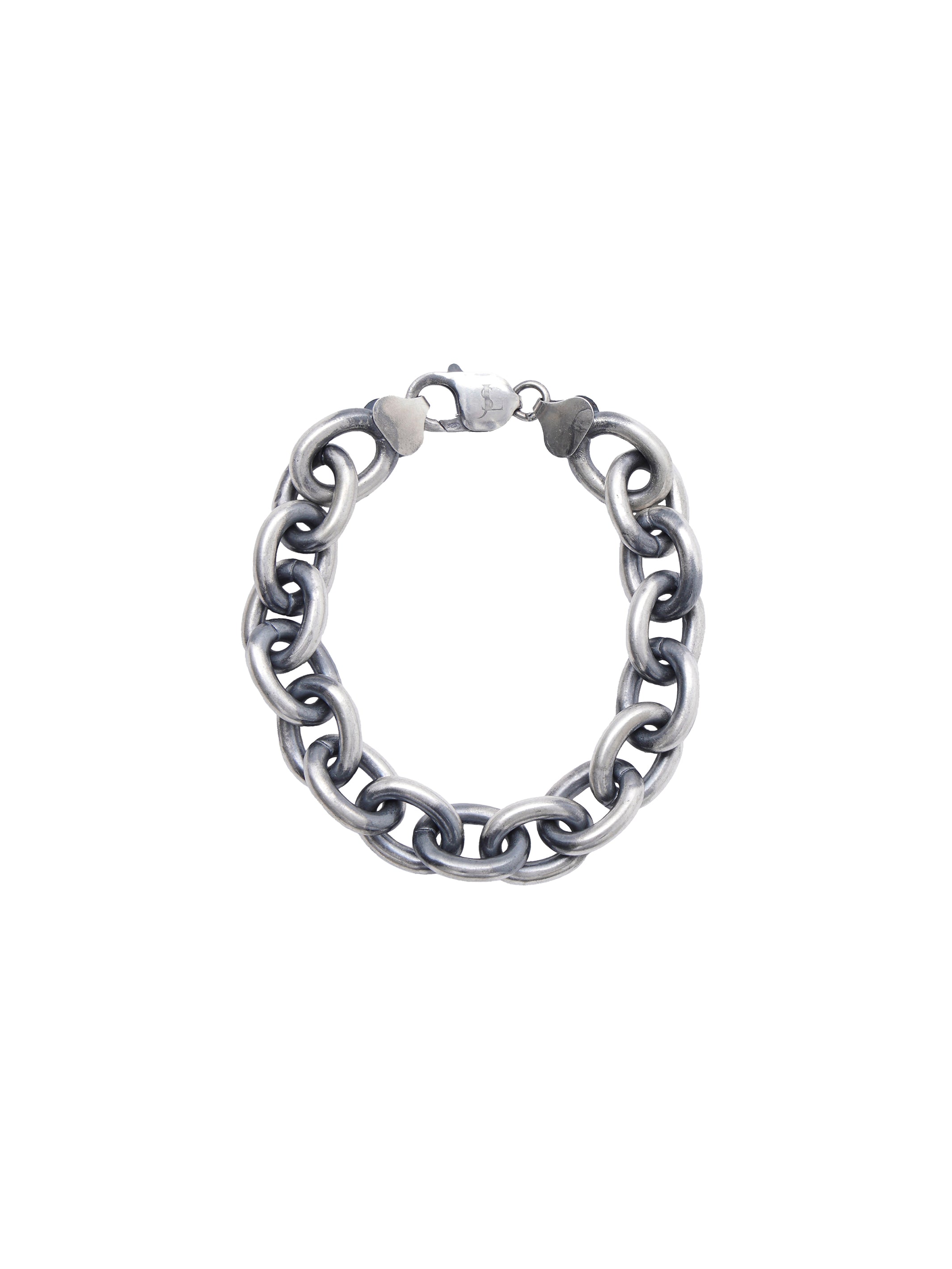 SINGLE OVAL LINK CHAIN BRACELET