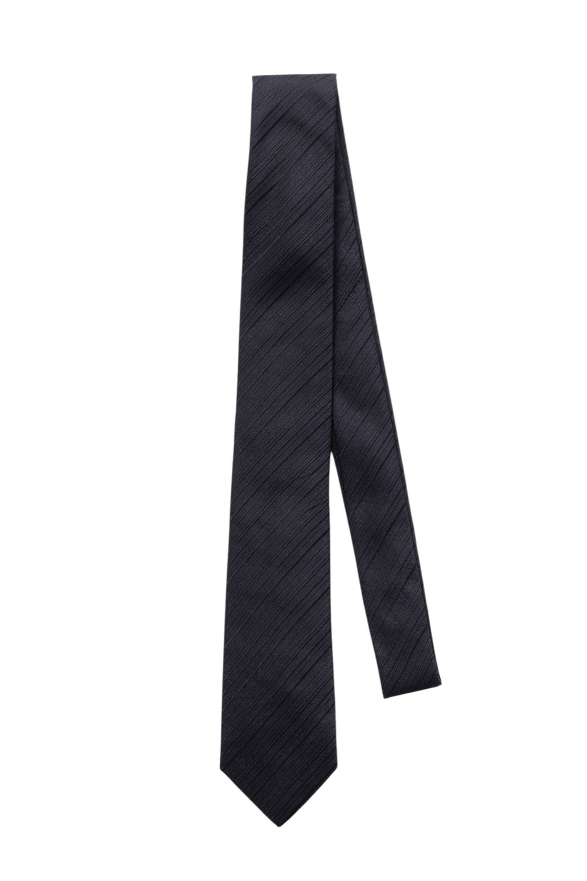 【美品】 SHADOW REGIMENTAL NECK TIE サリバン黒タイ SHADOW REGIMENTAL NECK TIE