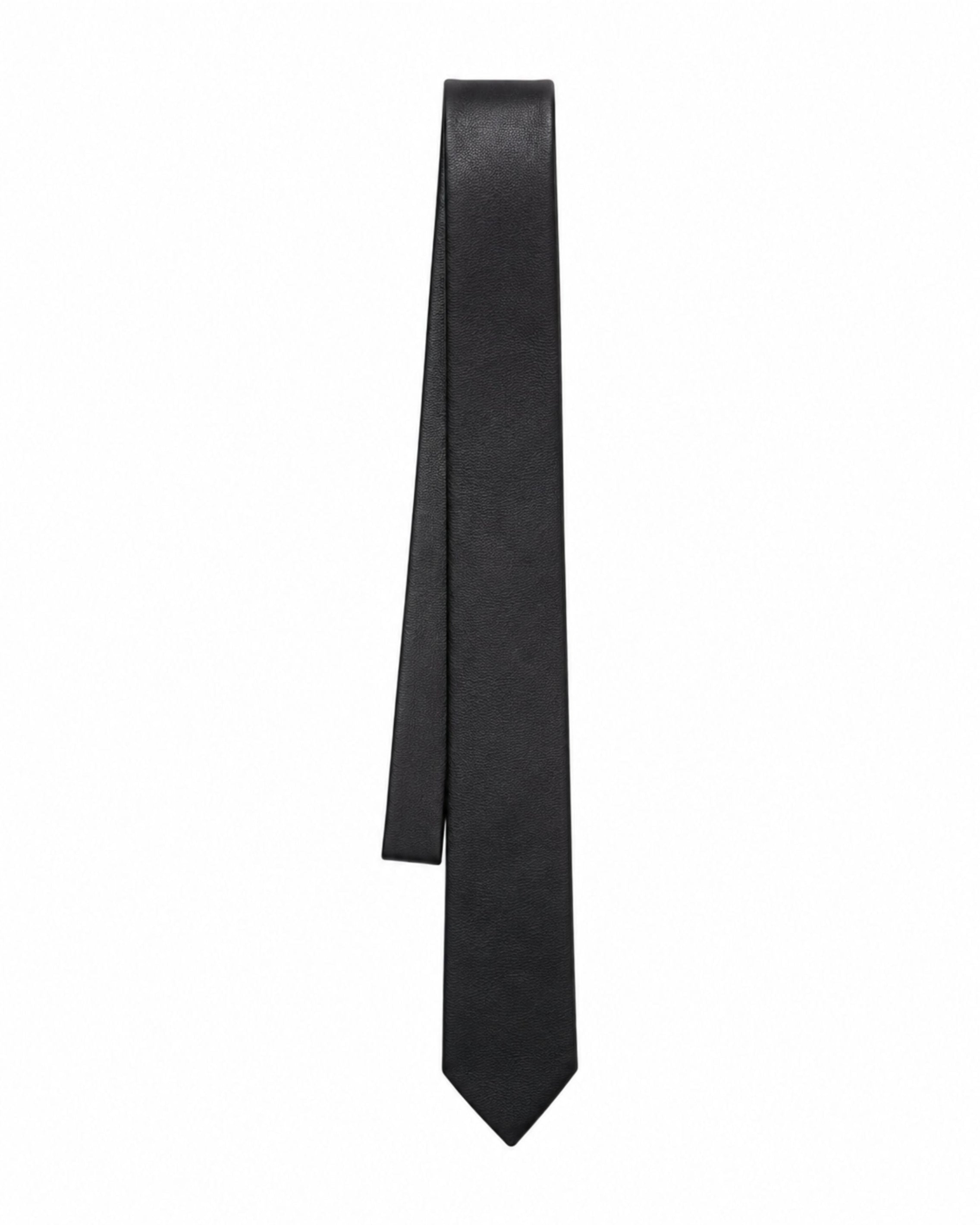 LEATHER NECK TIE