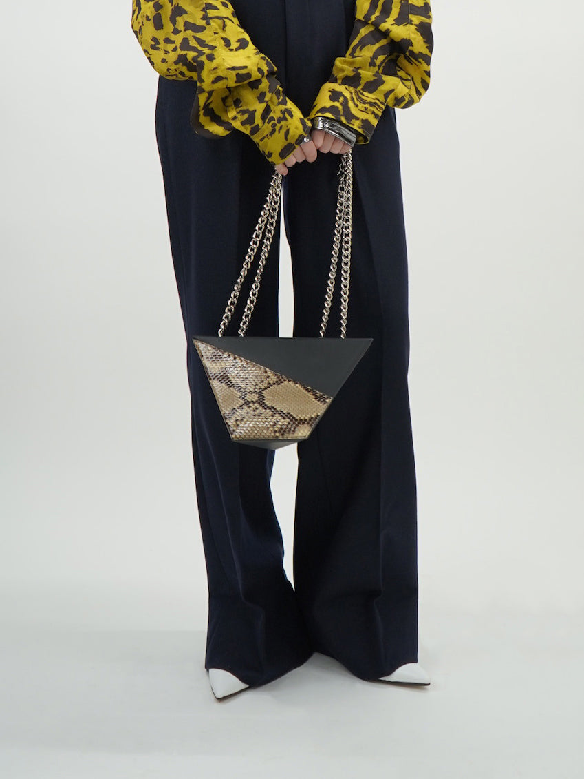 SCULPTURE BAG | PYTHON