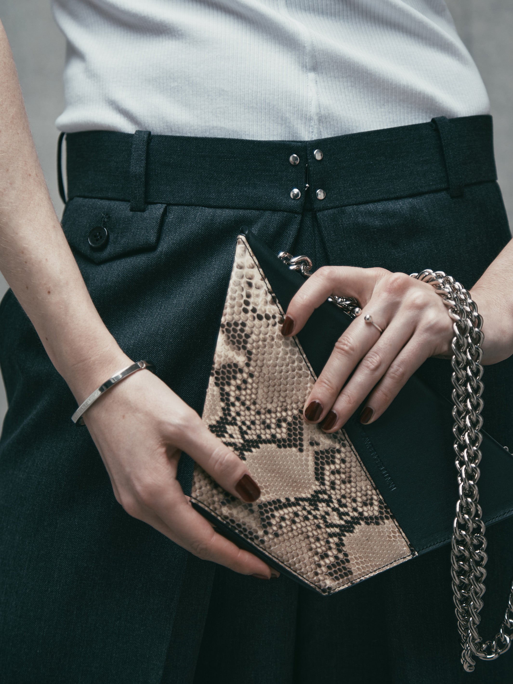 SCULPTURE BAG | PYTHON