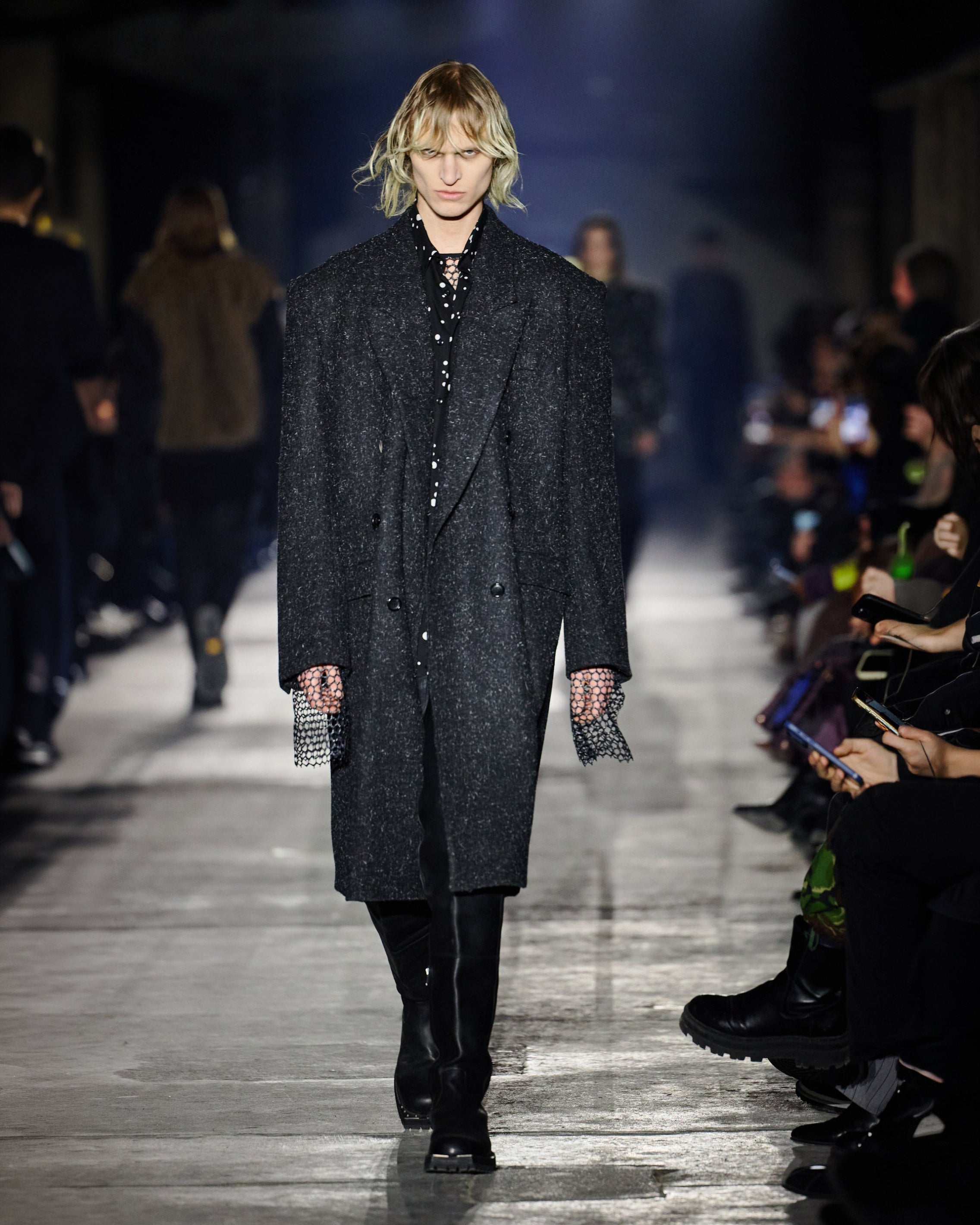 KEMP MELTON DOUBLE BREASTED CHESTERFIELD COAT