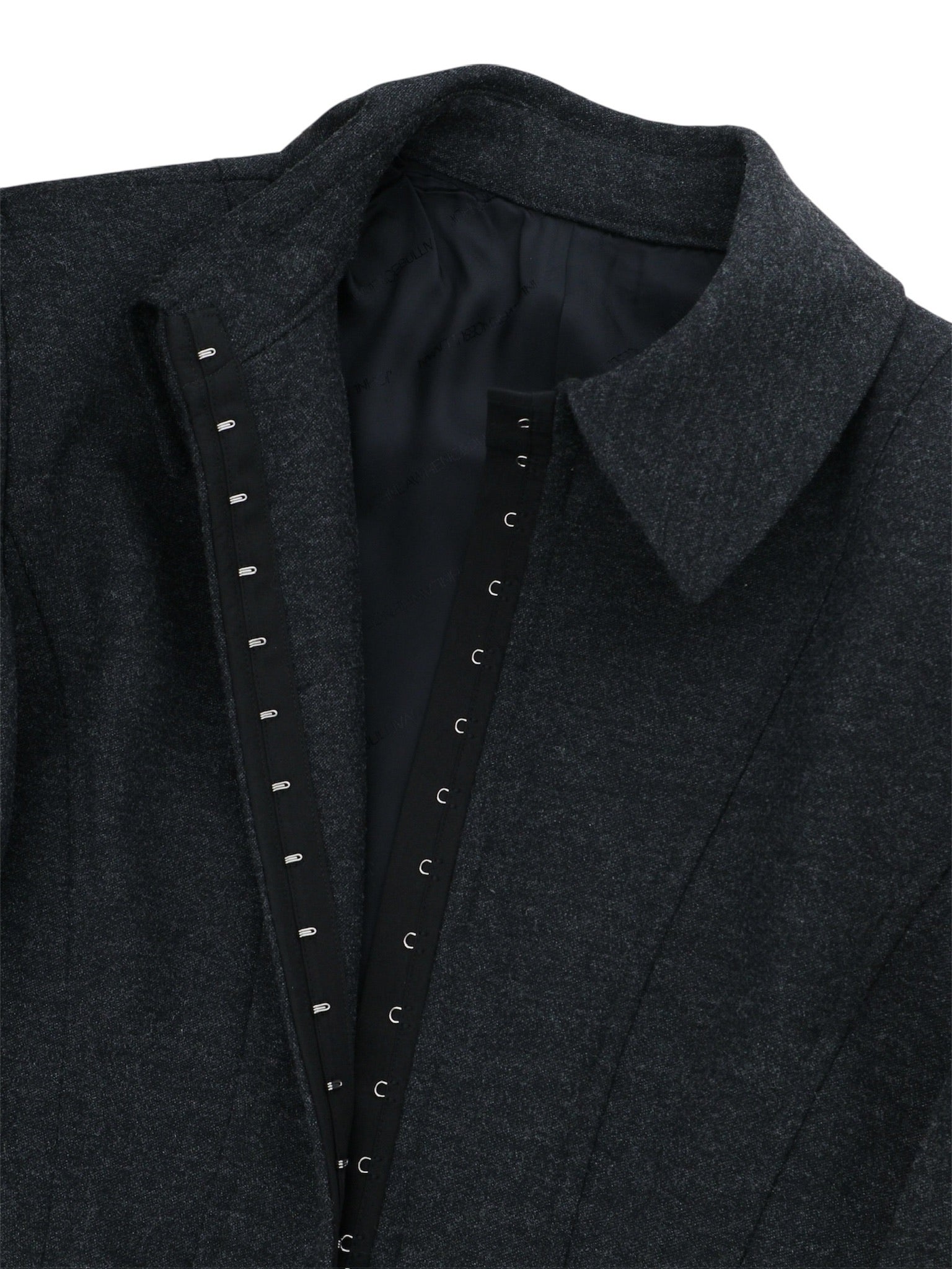 WOOL BARATHEA HOOK JACKET