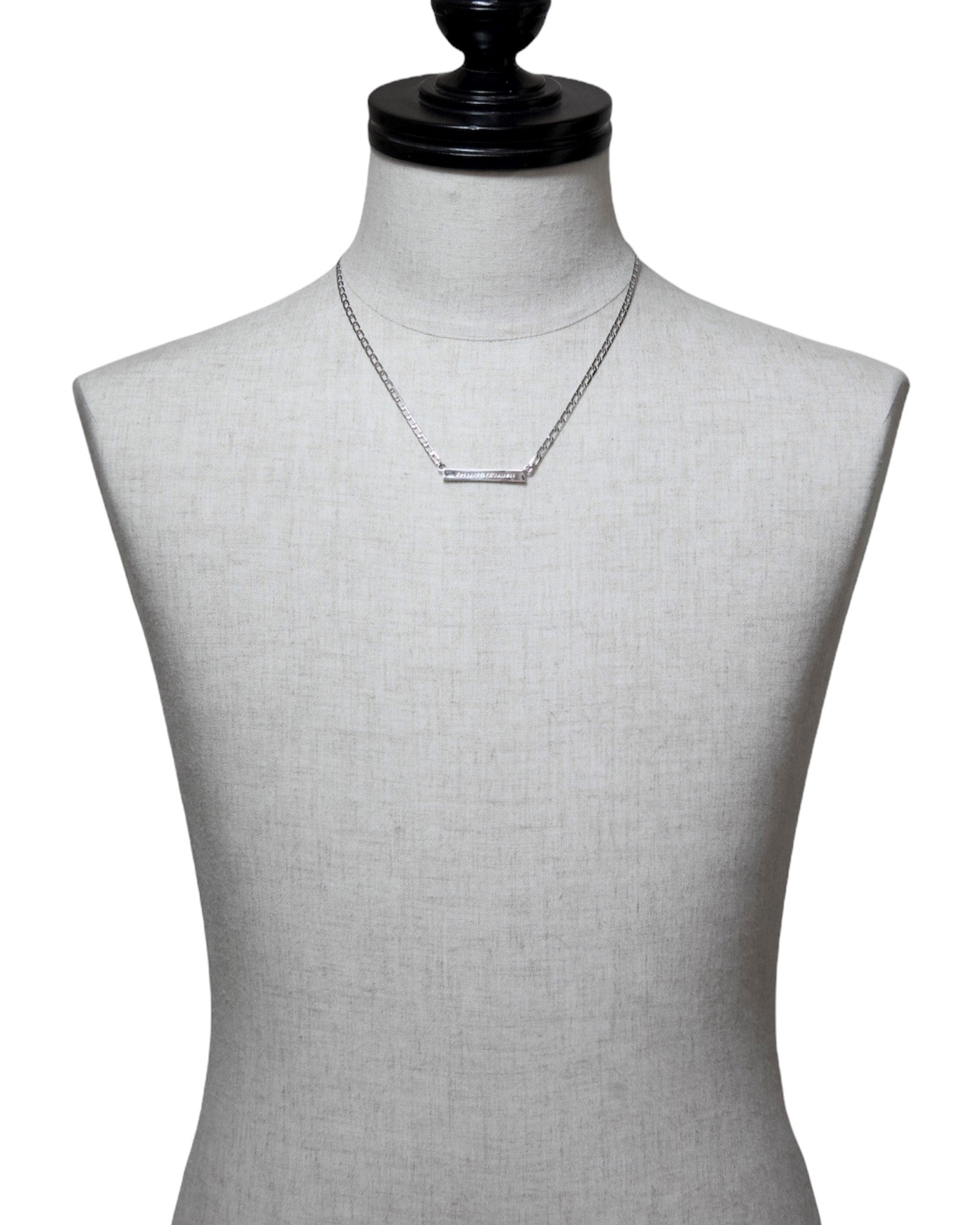 Plate Top Necklace