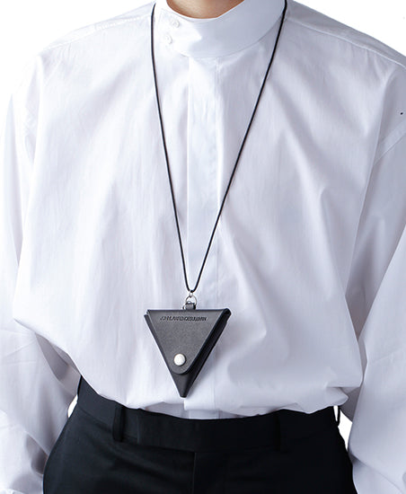 Leather Triangle Coin Case