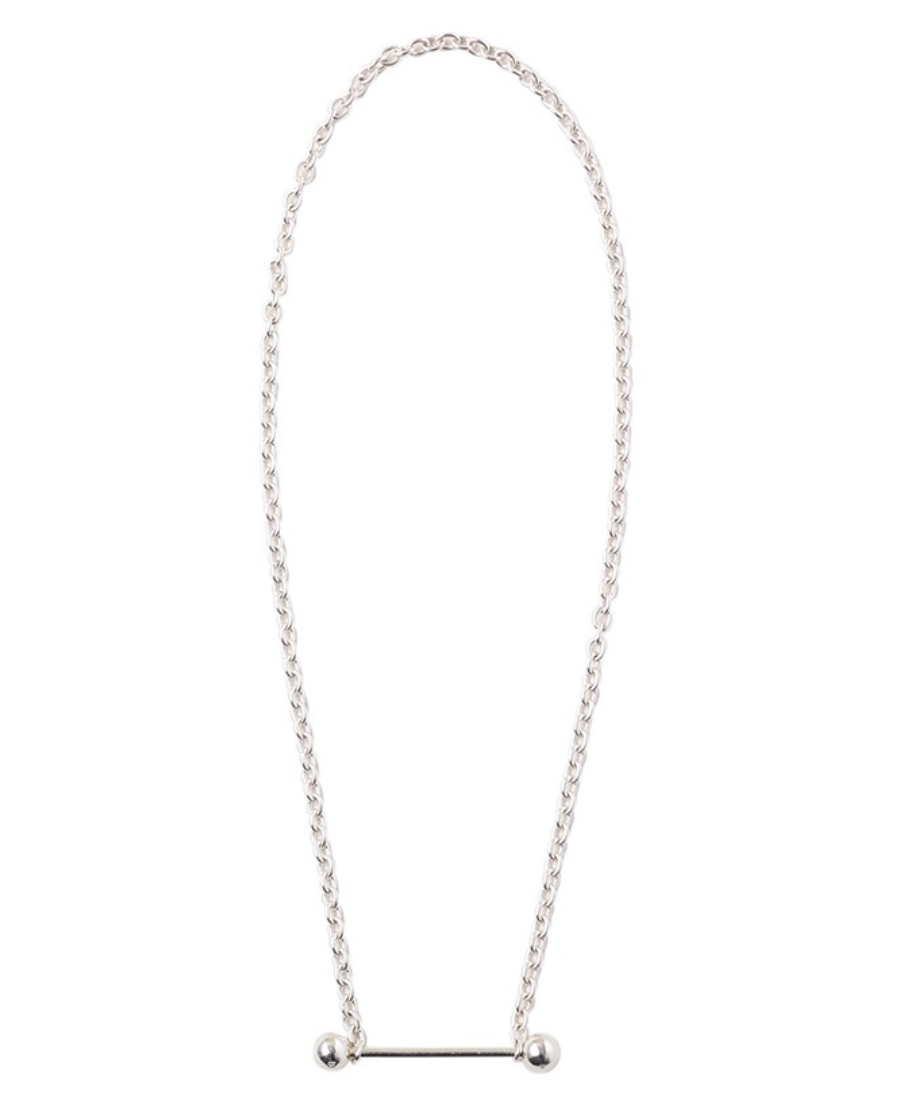 JOHNLAWRENCESULLIVAN ストレートバーベル STRAIGHT BARBELL NECKLACE (LONG)