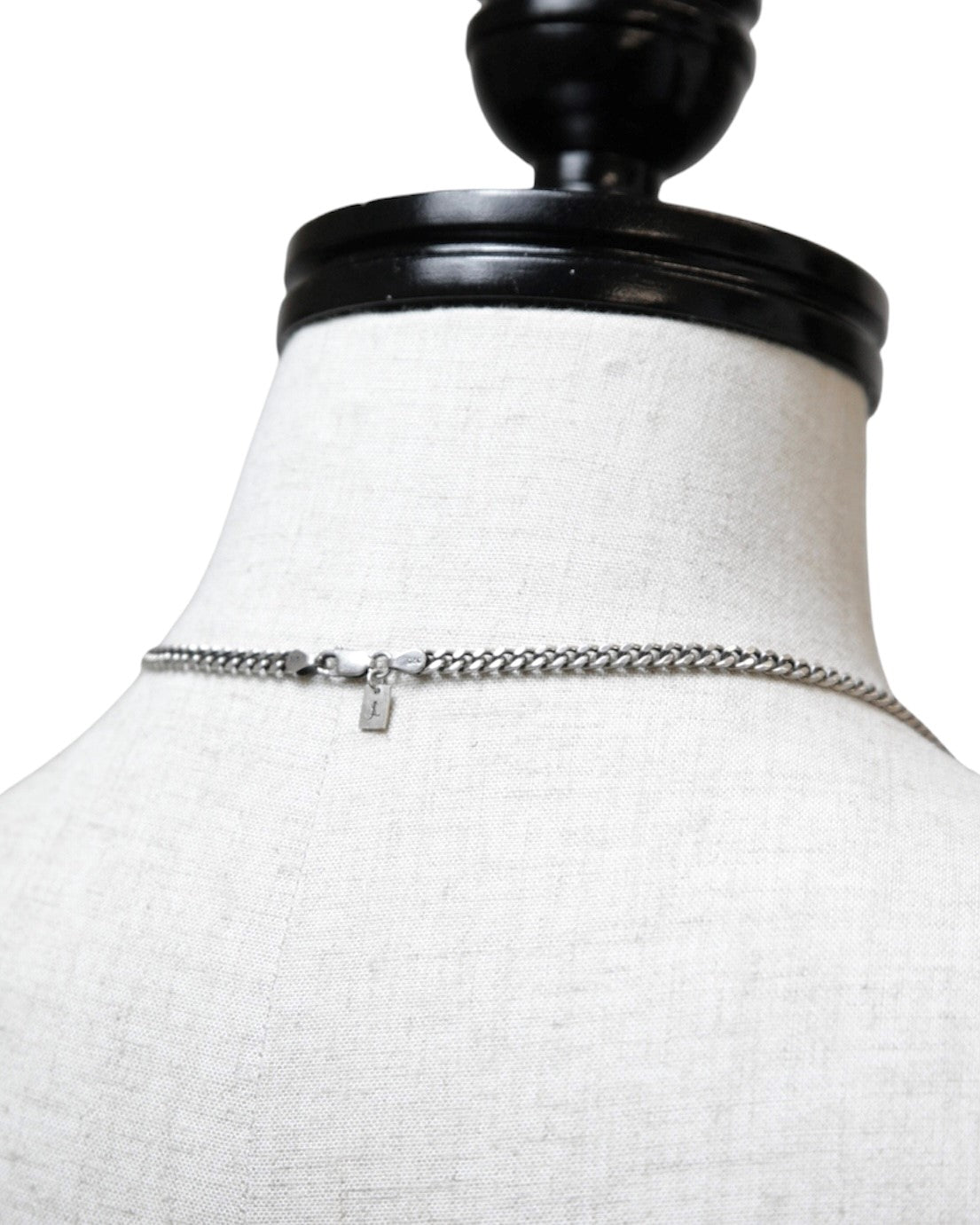 Silver Chain Long Necklace