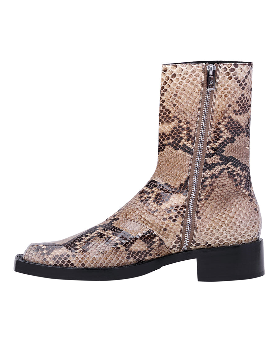 SIDE ZIP BOOTS | PYTHON