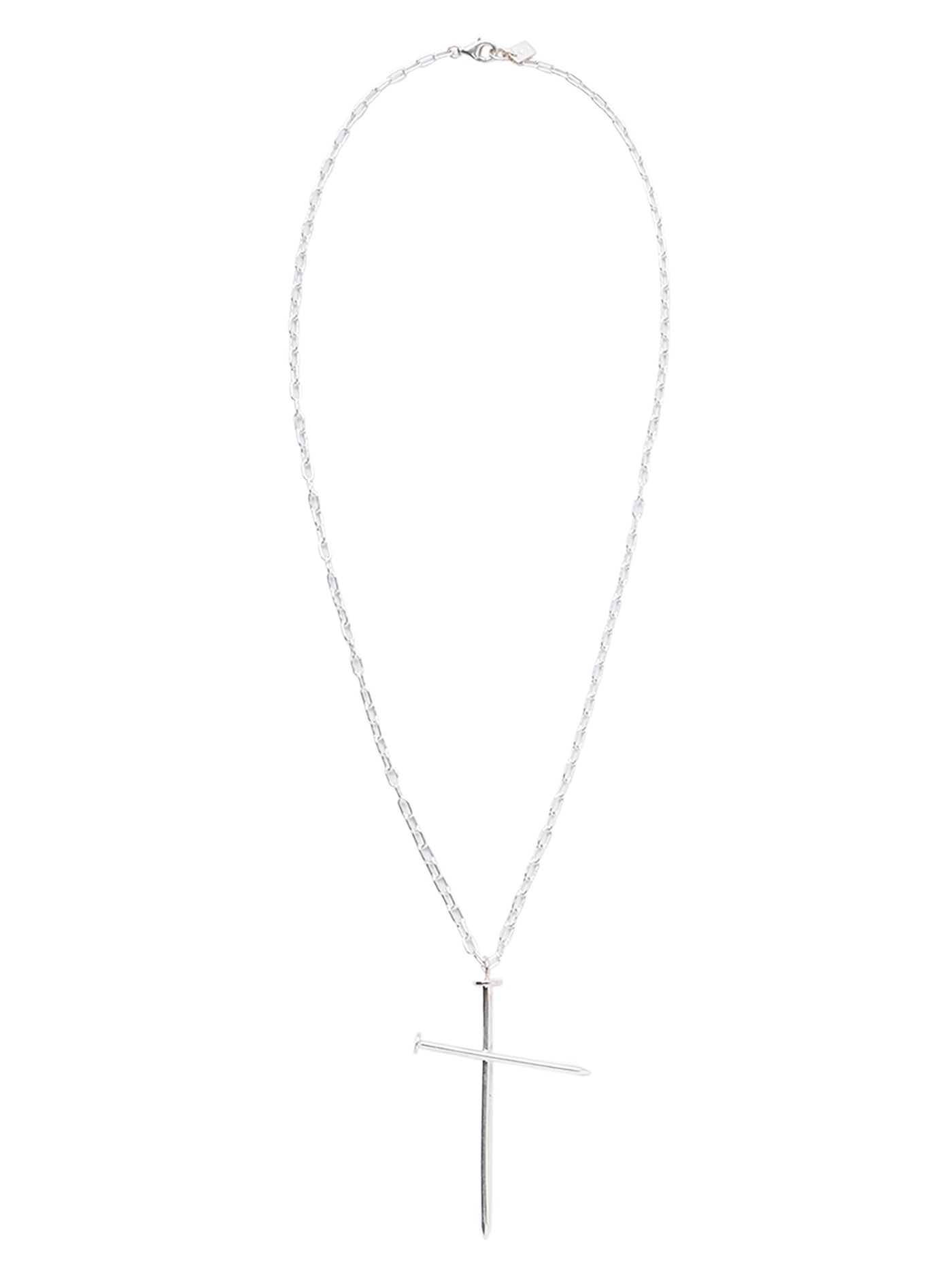 Crossed nail necklace