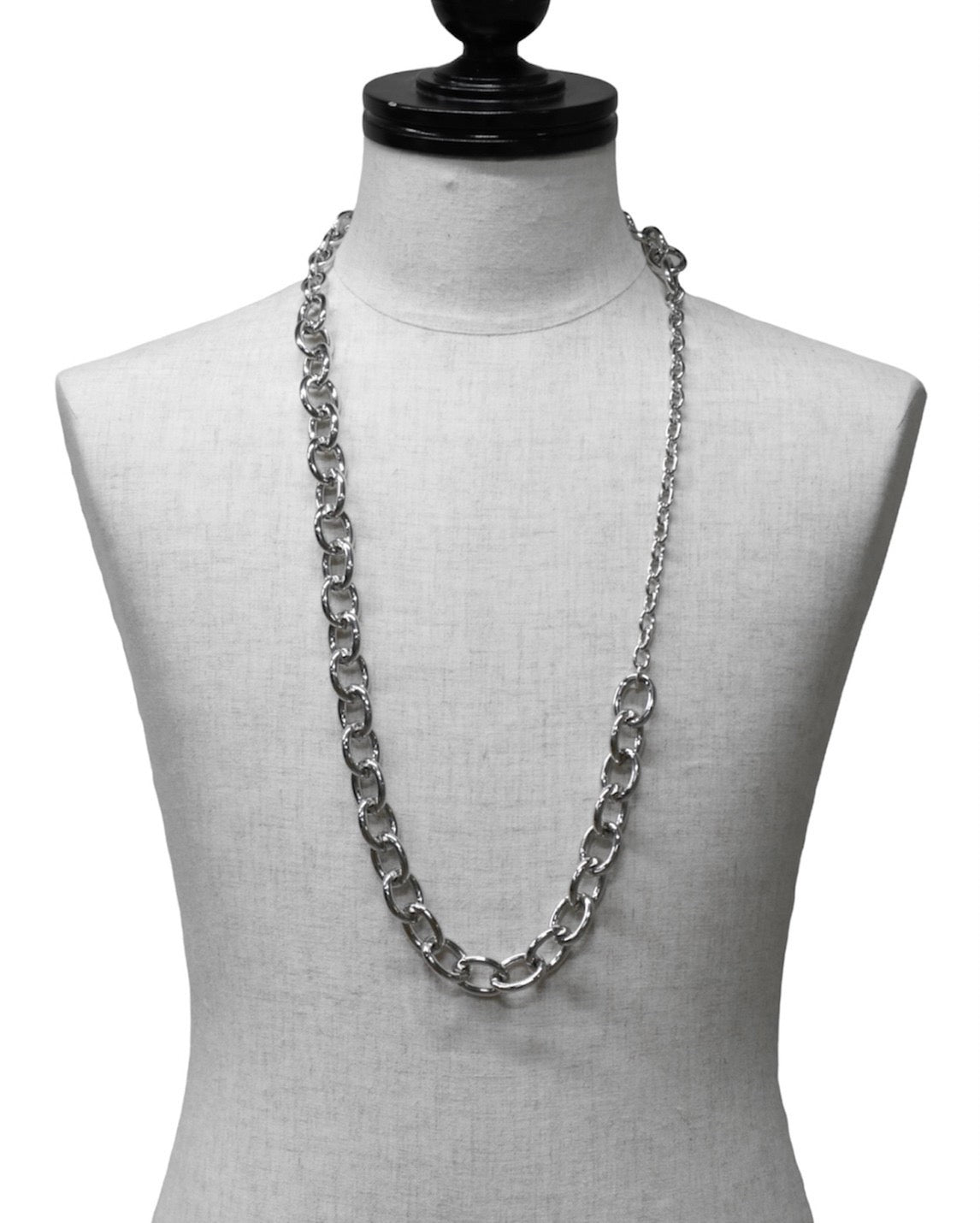 Mix chain 3way necklace (large)