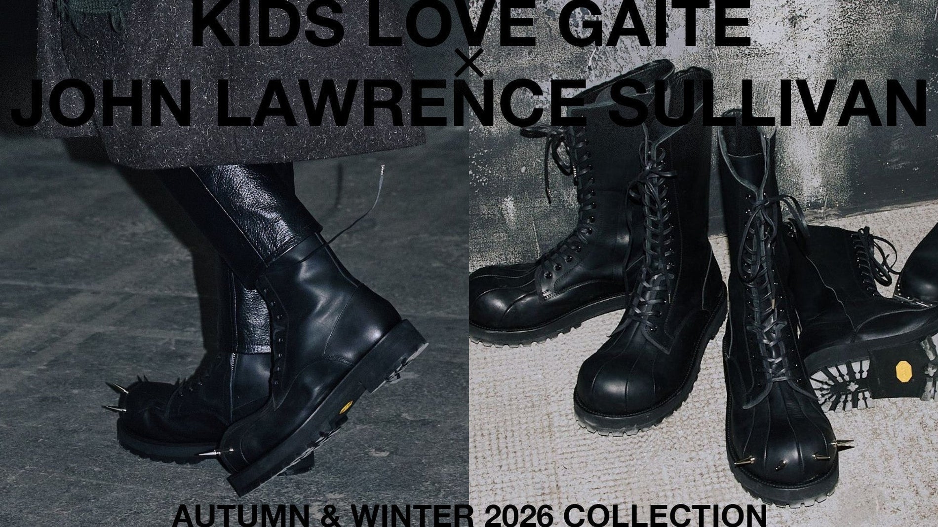 8月21日(金)より、JOHN LAWRENCE SULLIVAN x KIDS LOVE GAITE コラボレーションブーツを発売！