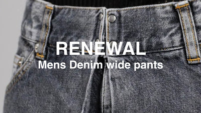 定番Mens denim wide pants リニューアルのご案内