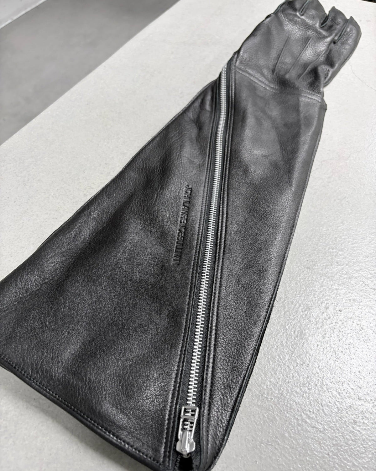 LEATHER LONG GLOVES
