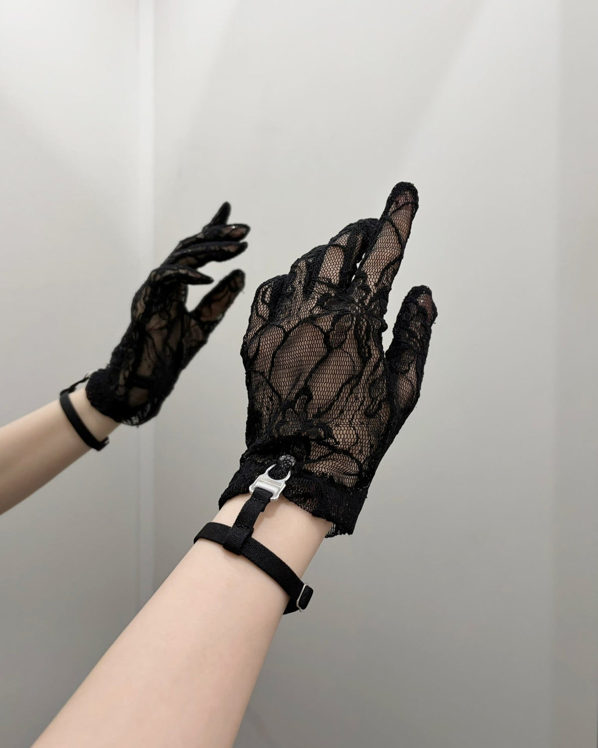FLOWER LACE SHORT GLOVES