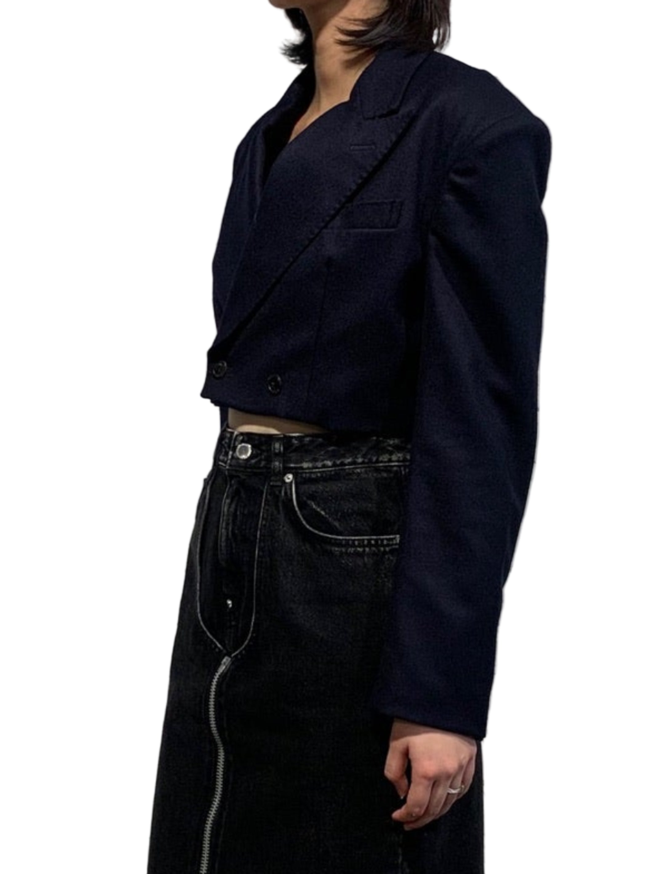 Wool FLANNEL SPENCER JACKET