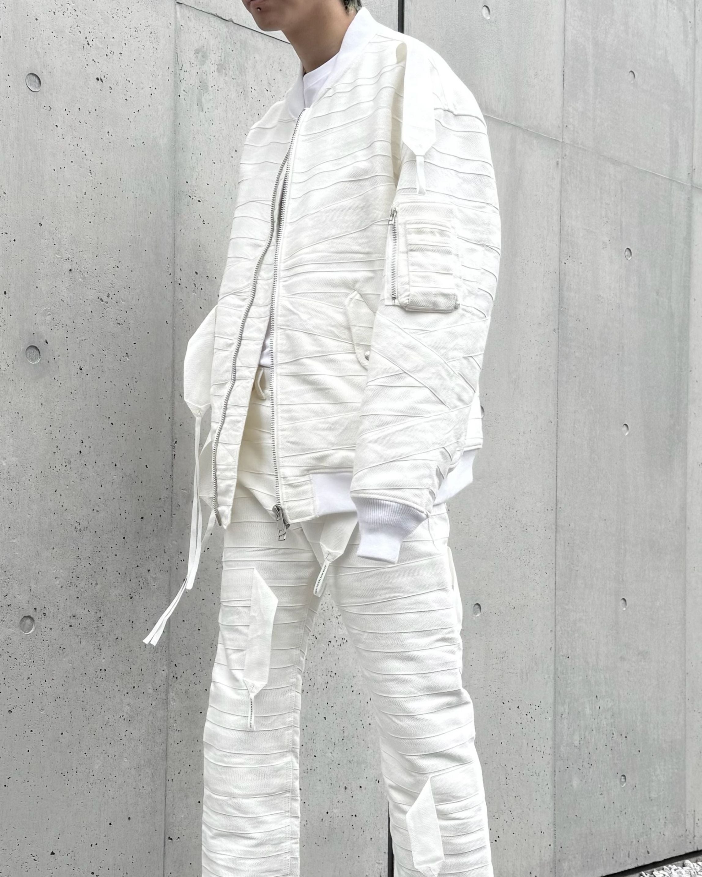 BANDAGED BOMBER JACKET