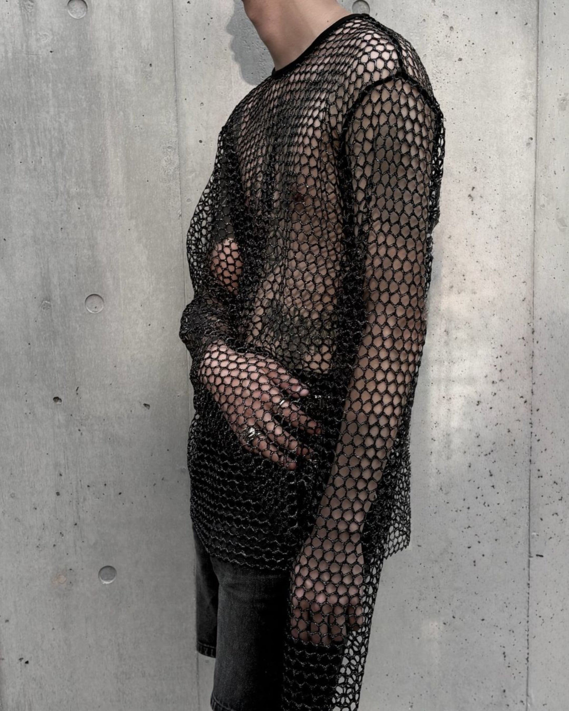 MESH PULLOVER