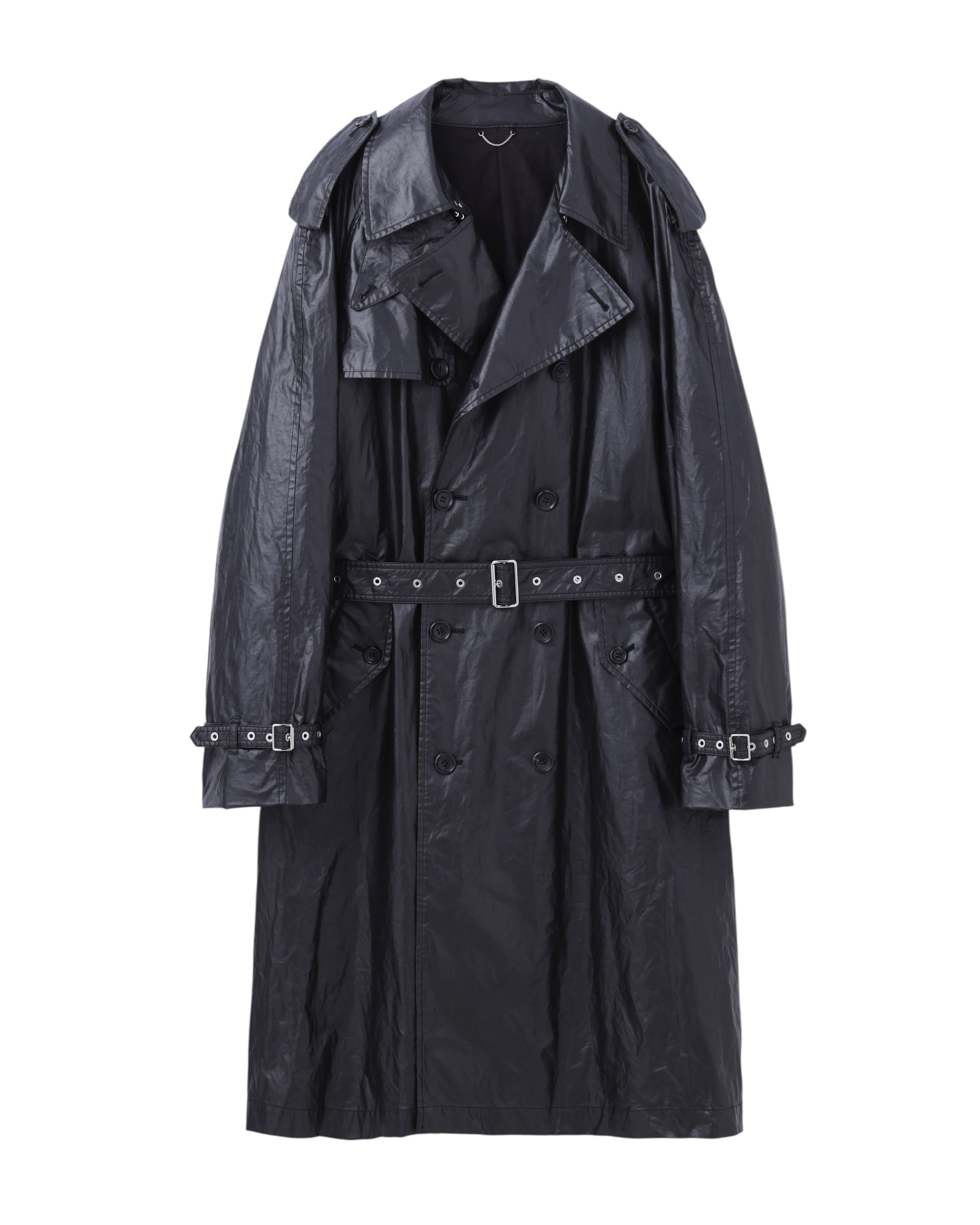 C/L COATING ZIPPED TRENCH COAT