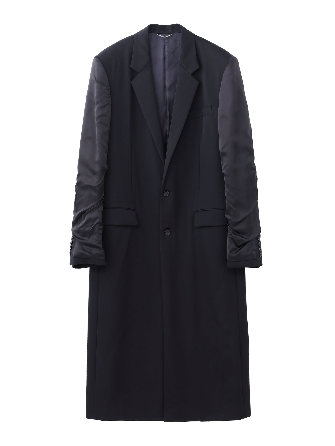 DOESKIN INSIDEOUT SLEEVE CHESTERFIELD COAT