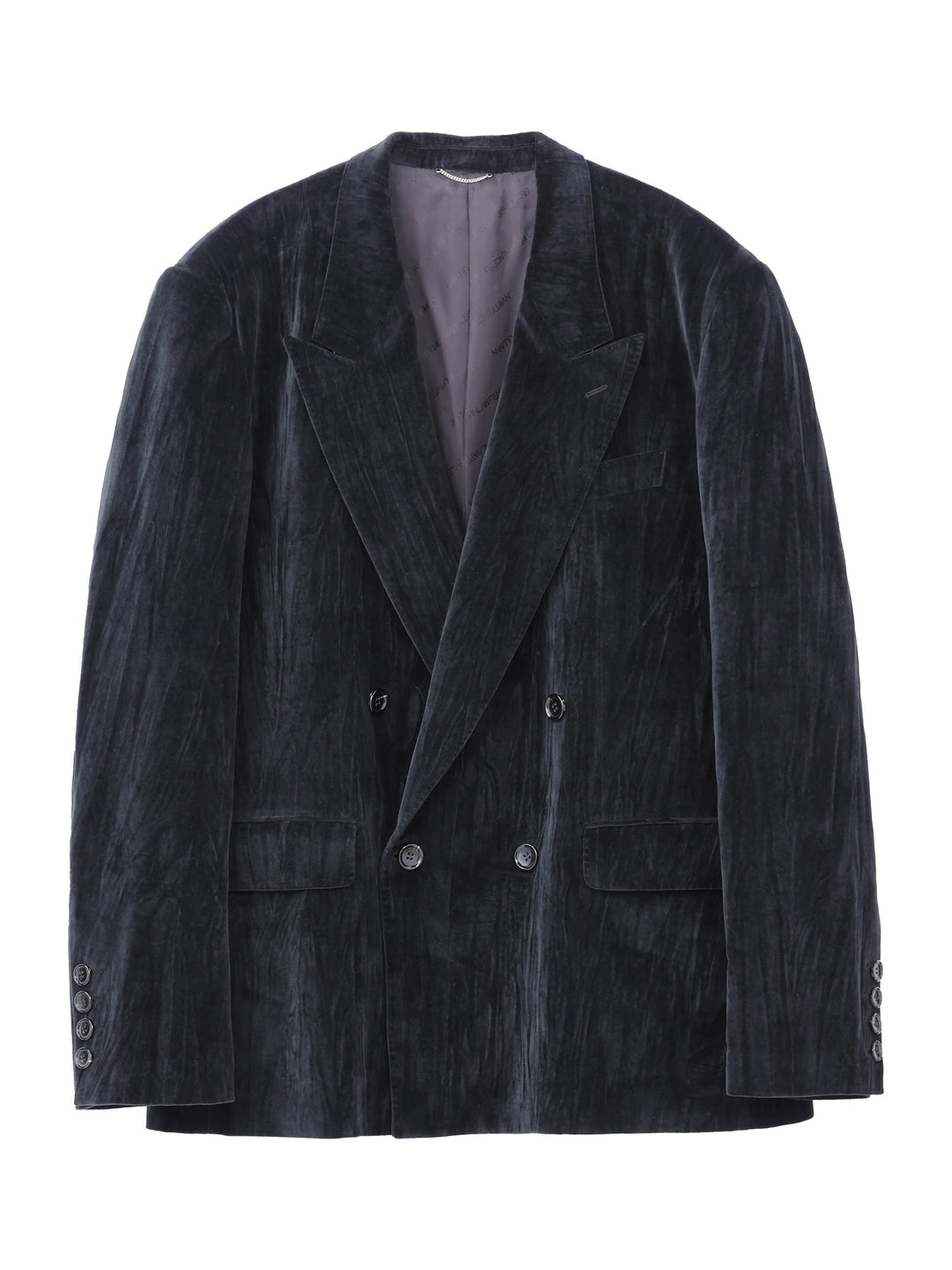 Velvet double breasted jacket – JOHN LAWRENCE SULLIVAN