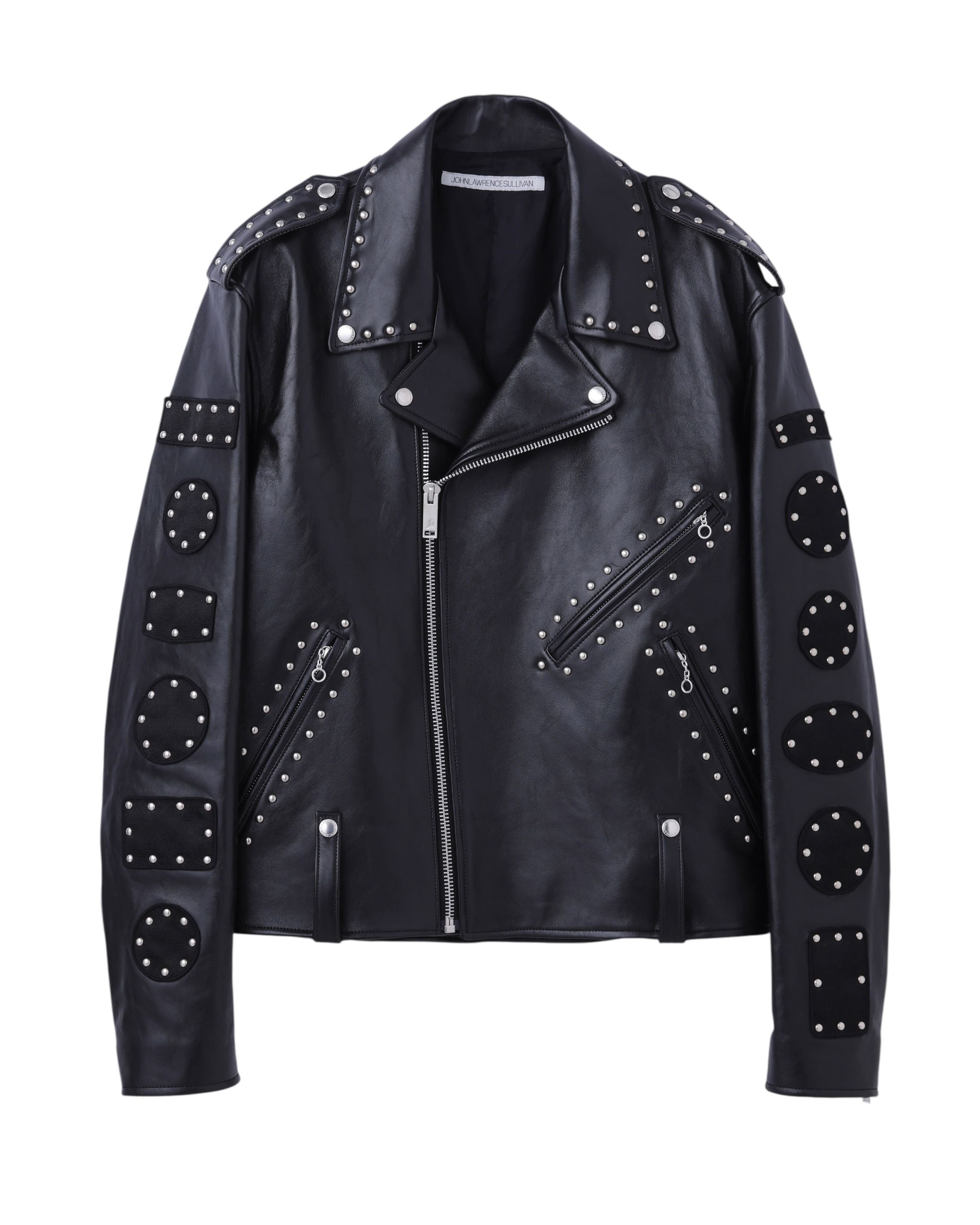 STUDDED PATCH CUSTOM RIDER JACKET