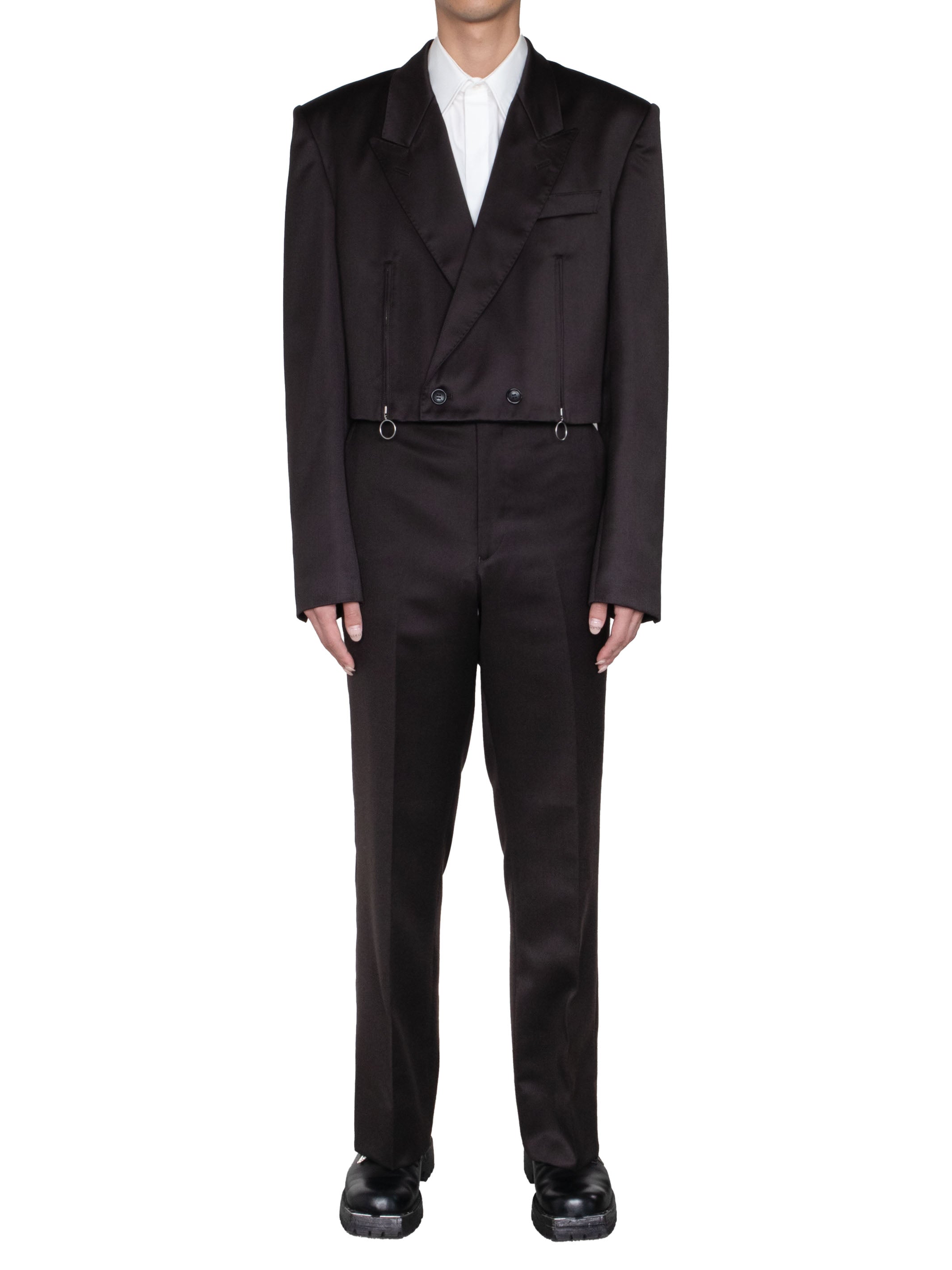 Wool Satin Spencer Jacket