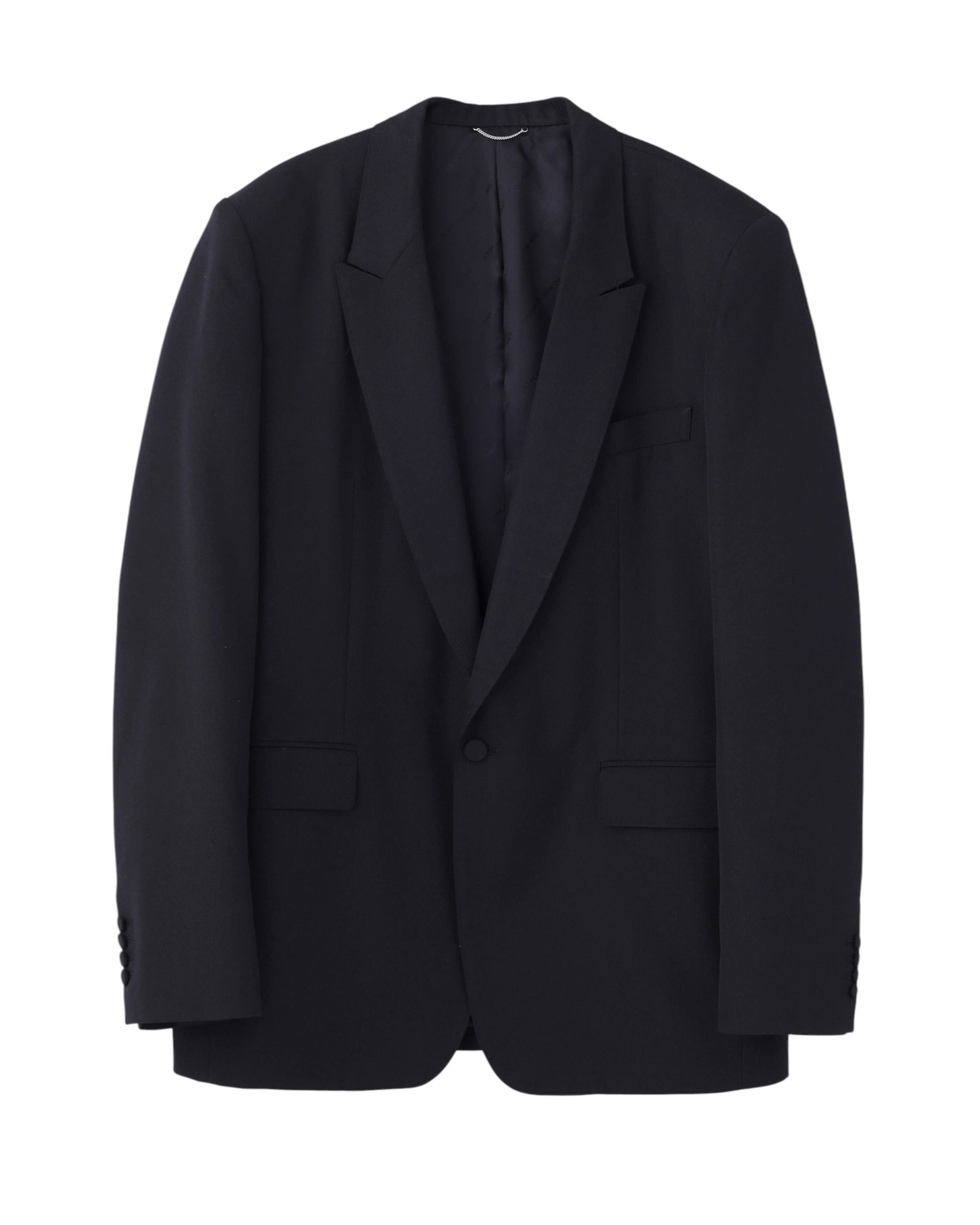 WOOL GABARDINE SINGLE BREASTED JACKET