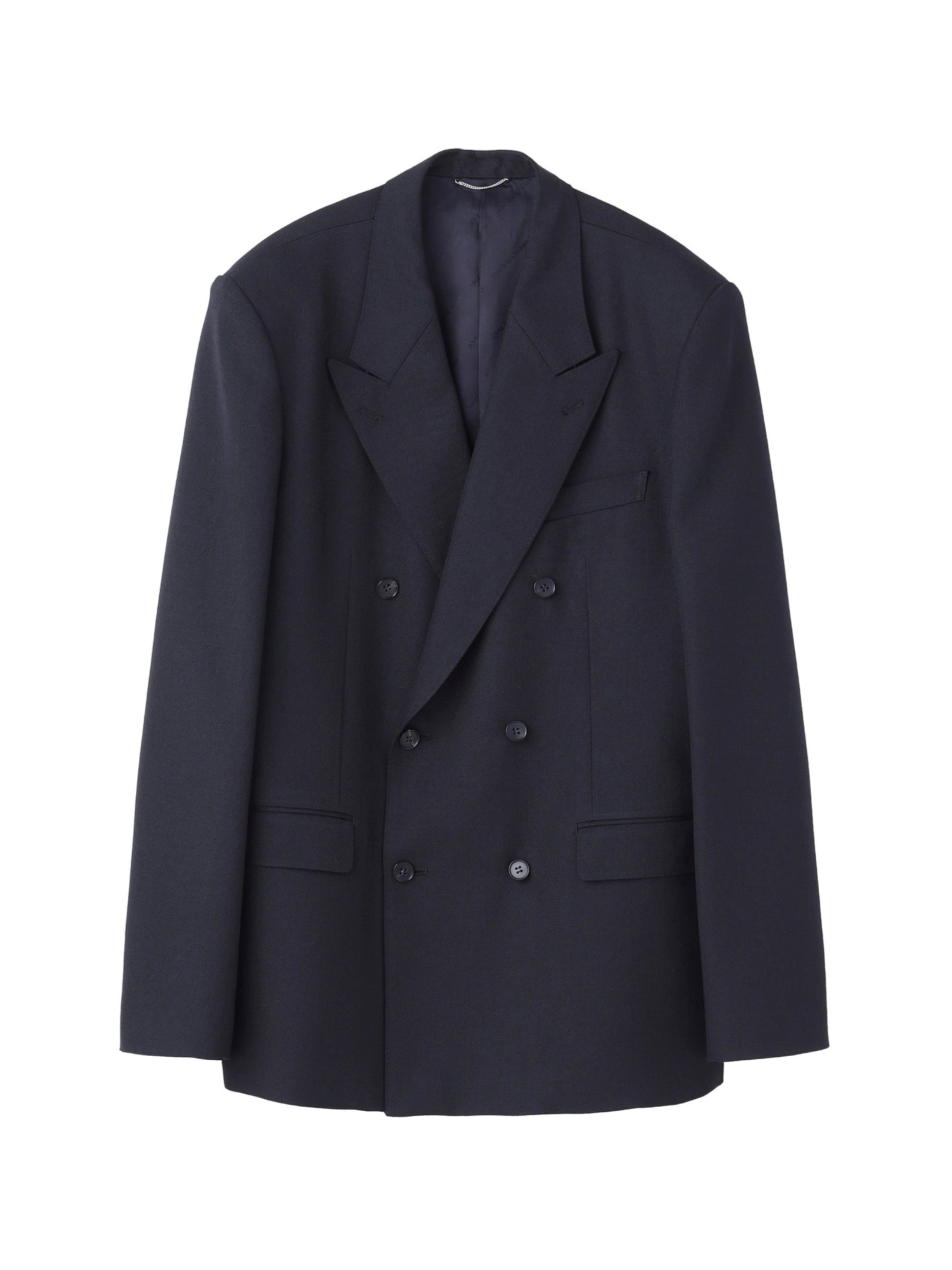 WOOL GABARDINE DOUBLE BREASTED JACKET