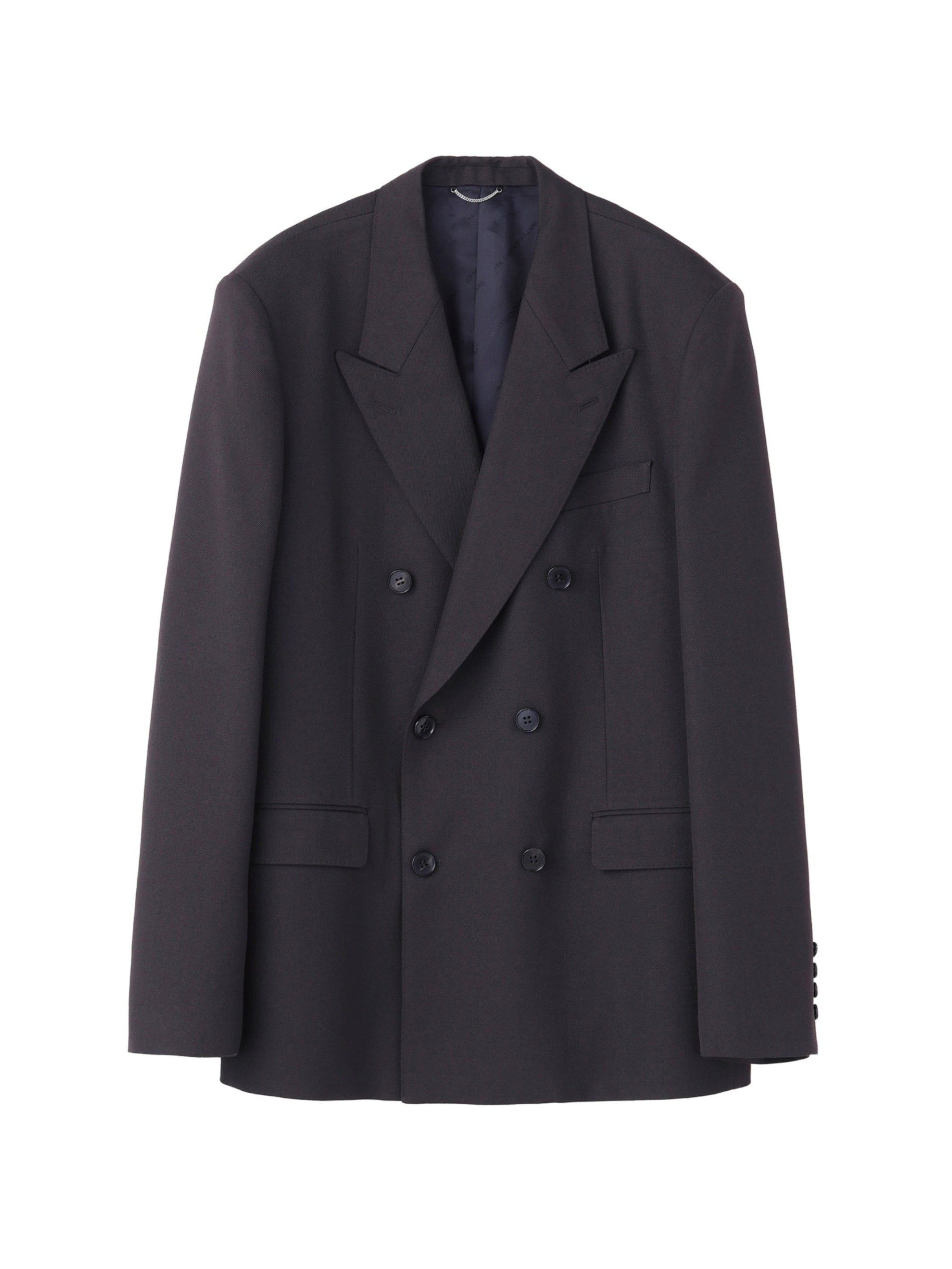 WOOL GABARDINE DOUBLE BREASTED JACKET