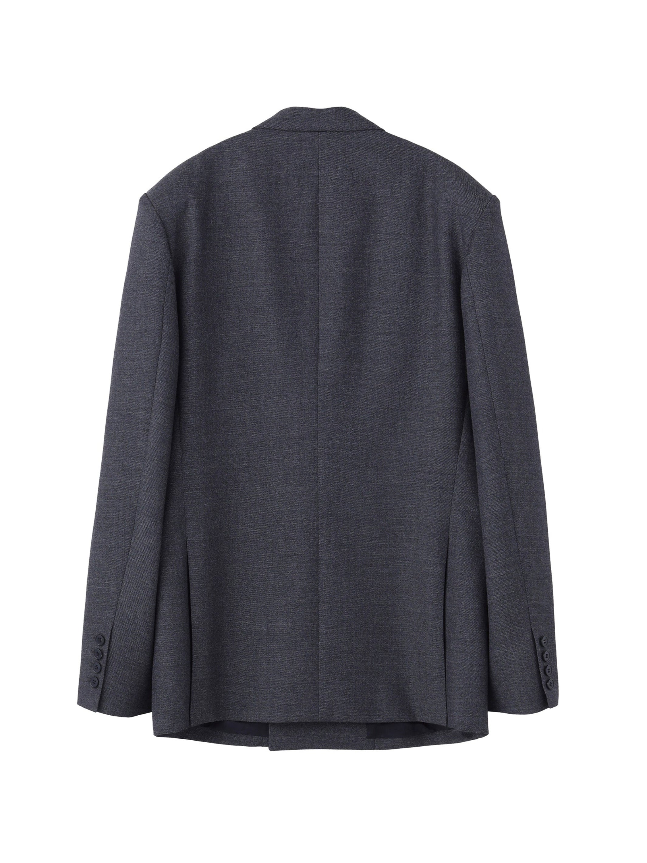 WOOL GABARDINE DOUBLE BREASTED JACKET