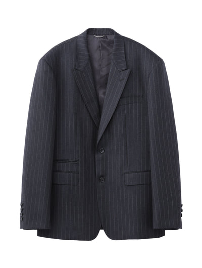 Mohair Wool Single Breasted Jacket