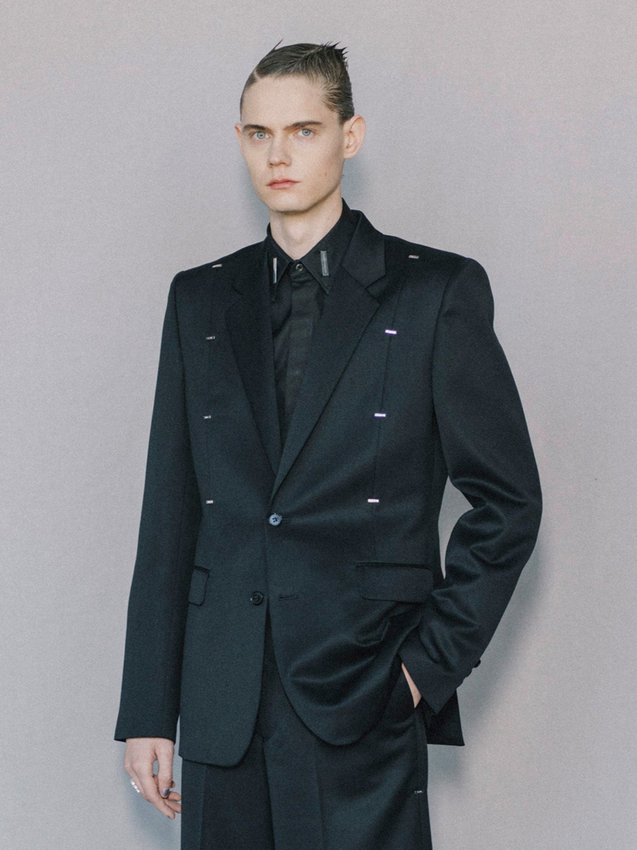 Wool Metal Line Jacket